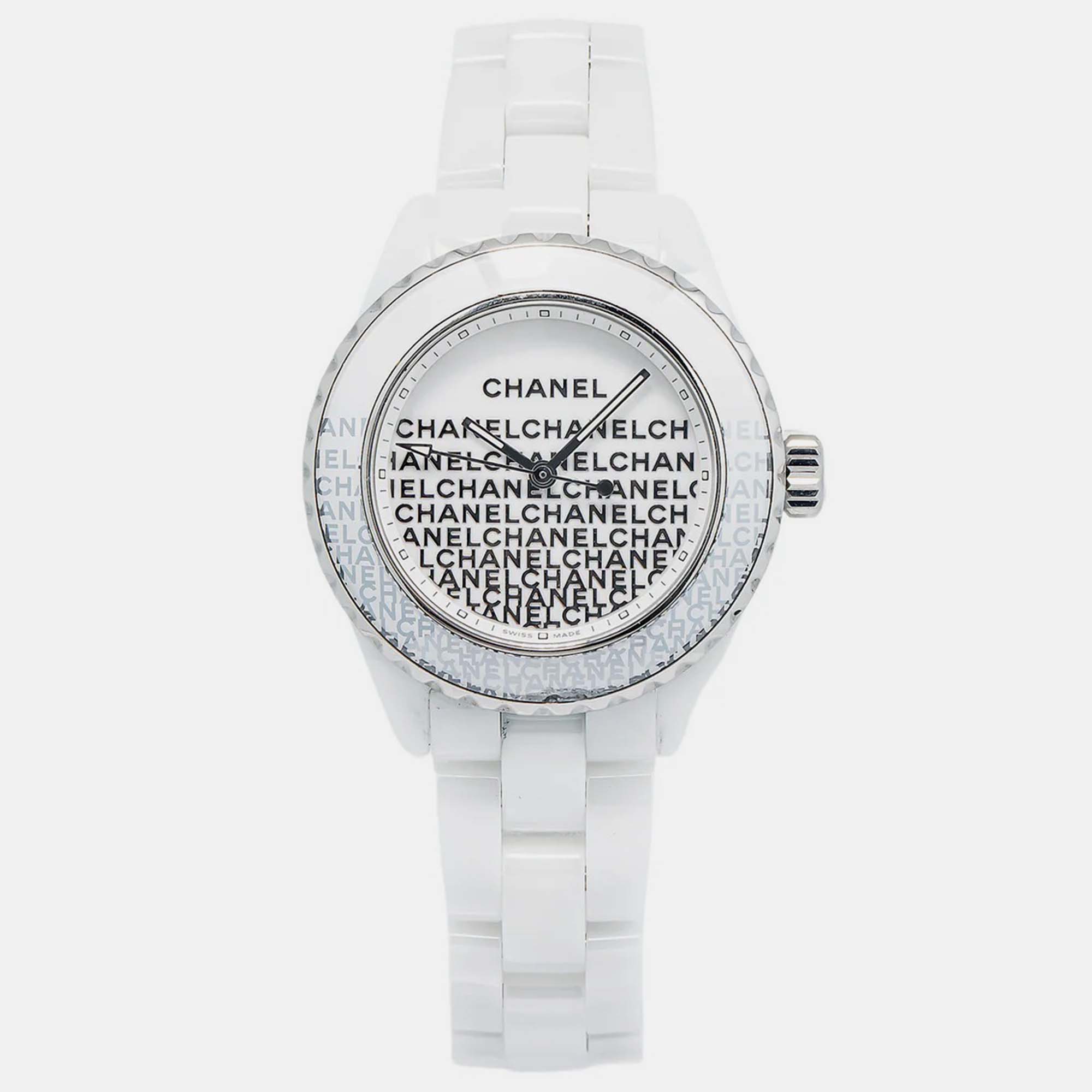 

Chanel J12 H7419 Quartz White Ceramic Women's Wristwatch