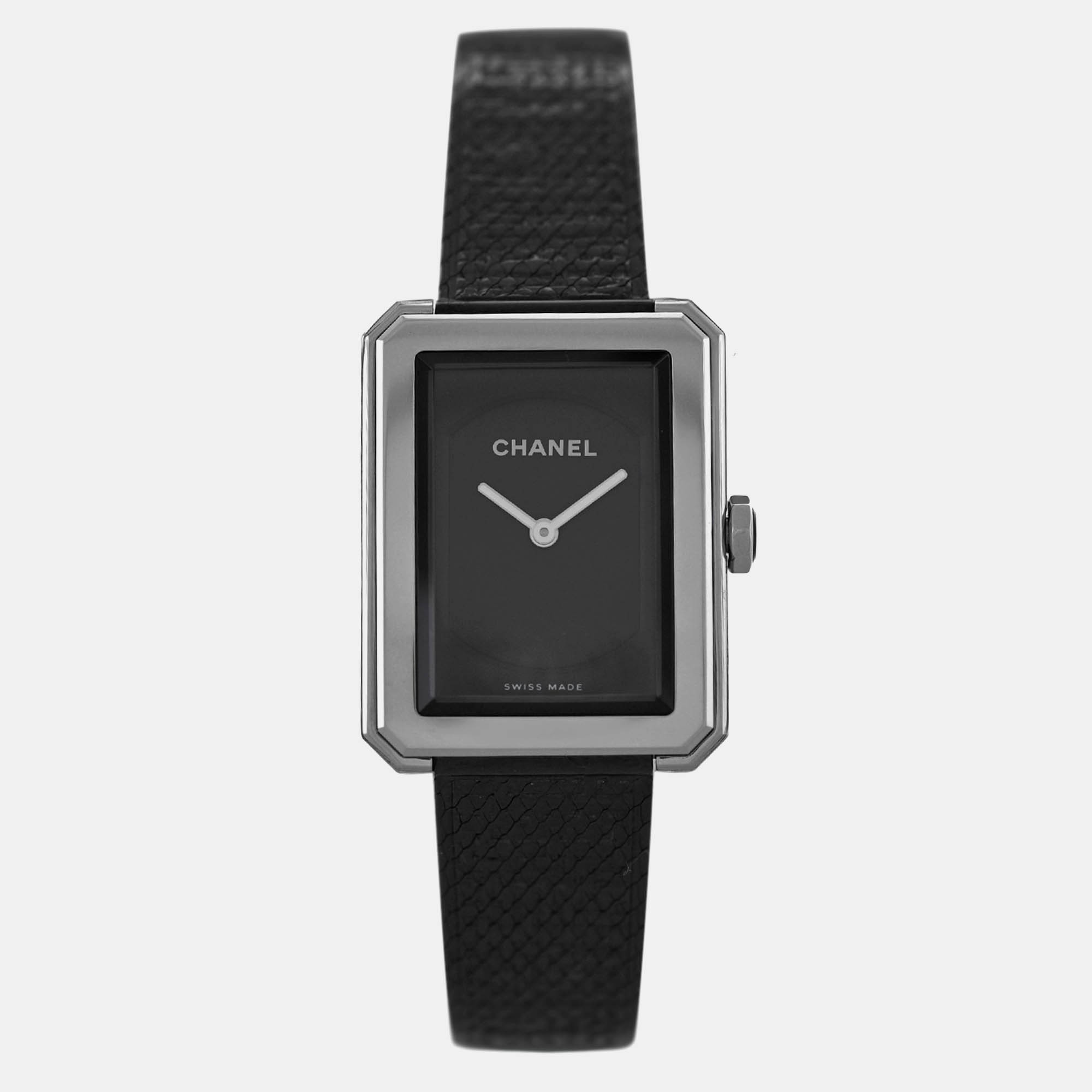 

Chanel Boy Friend H5317 Quartz Black Stainless Steel Women’s Wristwatch 22 mm