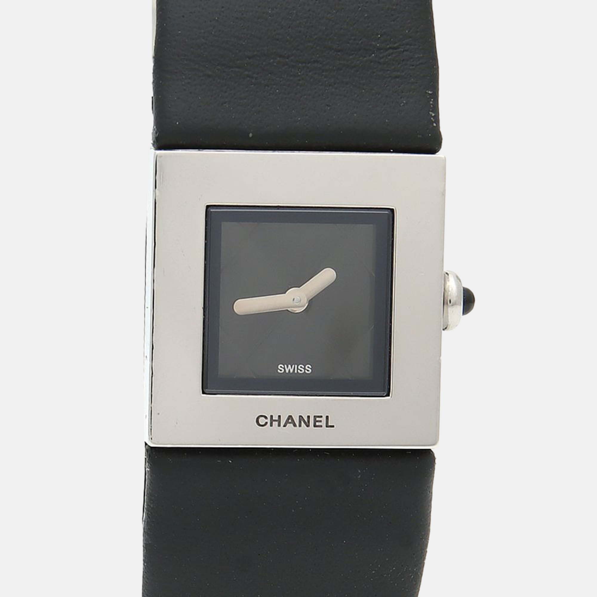 

Chanel Matelasse Quartz Black Stainless Steel Women's Wristwatch 19 mm