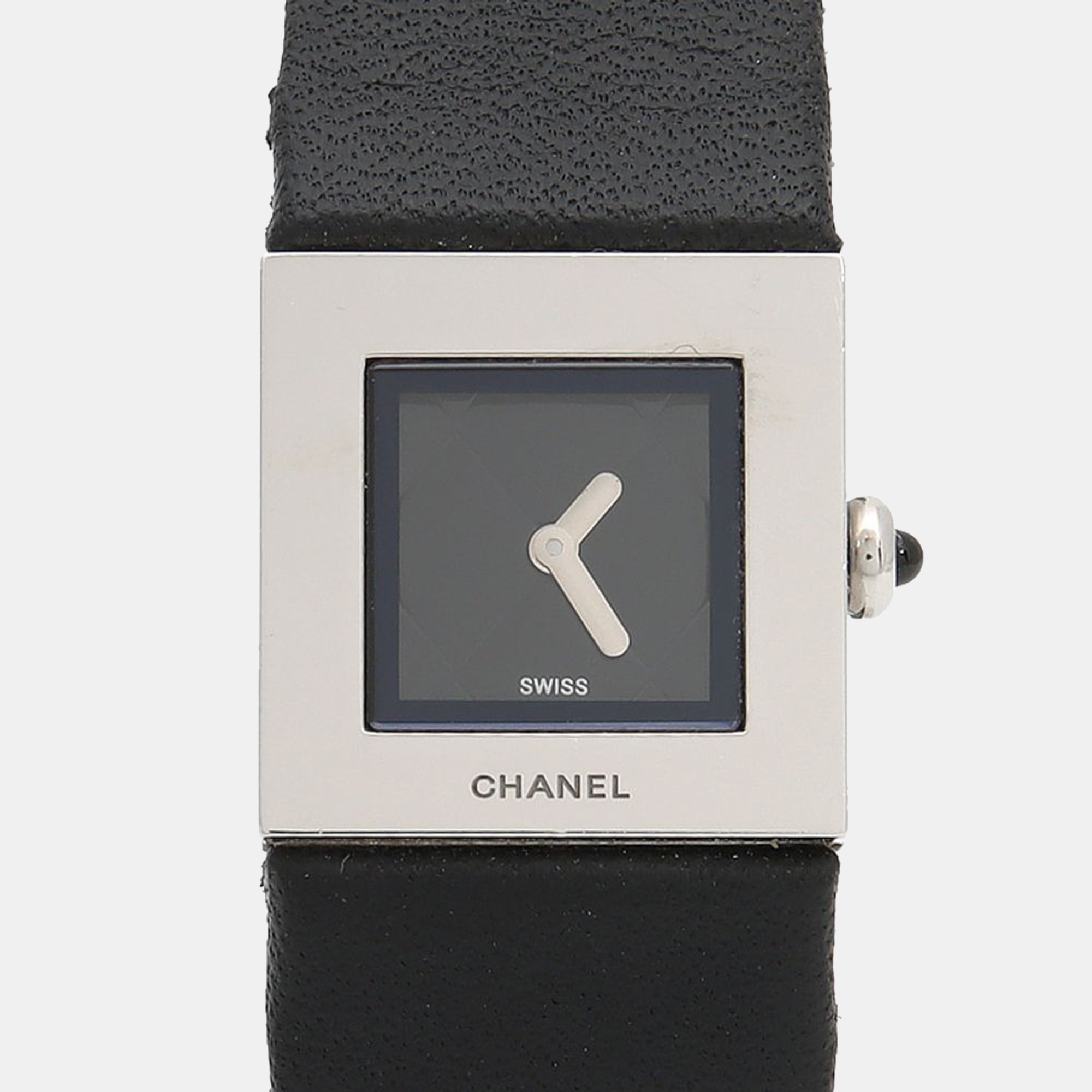 

Chanel Matelasse Quartz Black Stainless Steel Women's Wristwatch 19 mm
