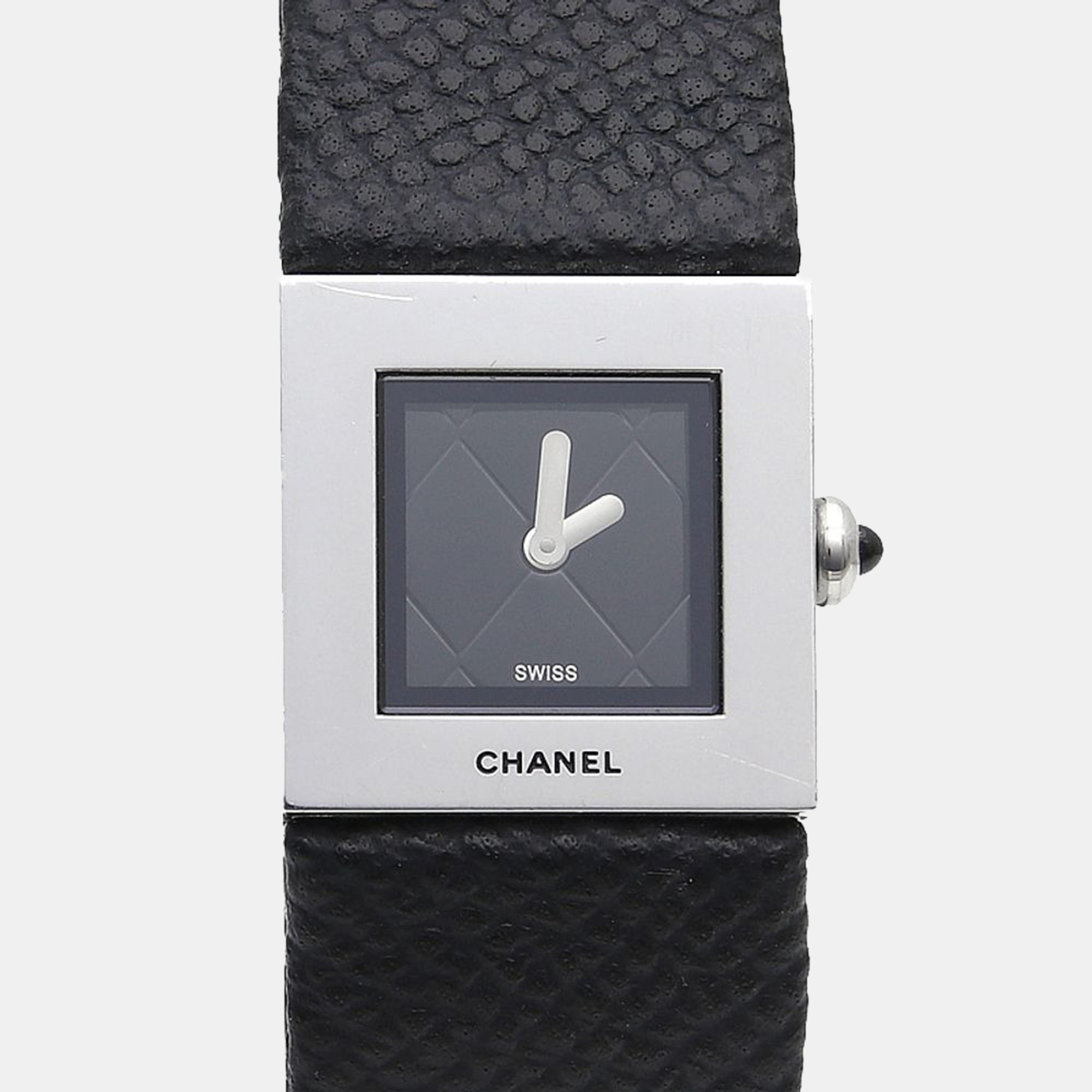 

Chanel Matelasse Quartz Black Stainless Steel Women's Wristwatch 19 mm