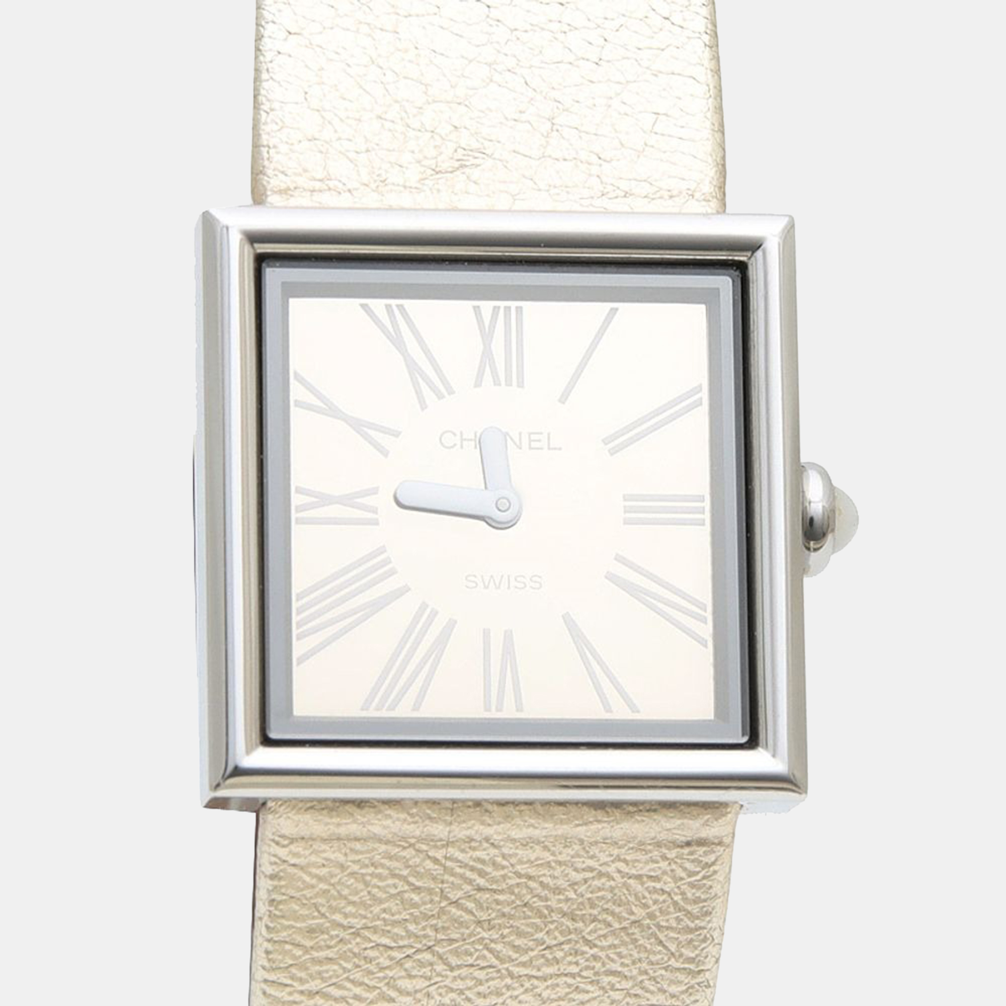 

Chanel Mademoiselle Quartz Stainless Steel Women's Wristwatch 22.5 mm, Silver