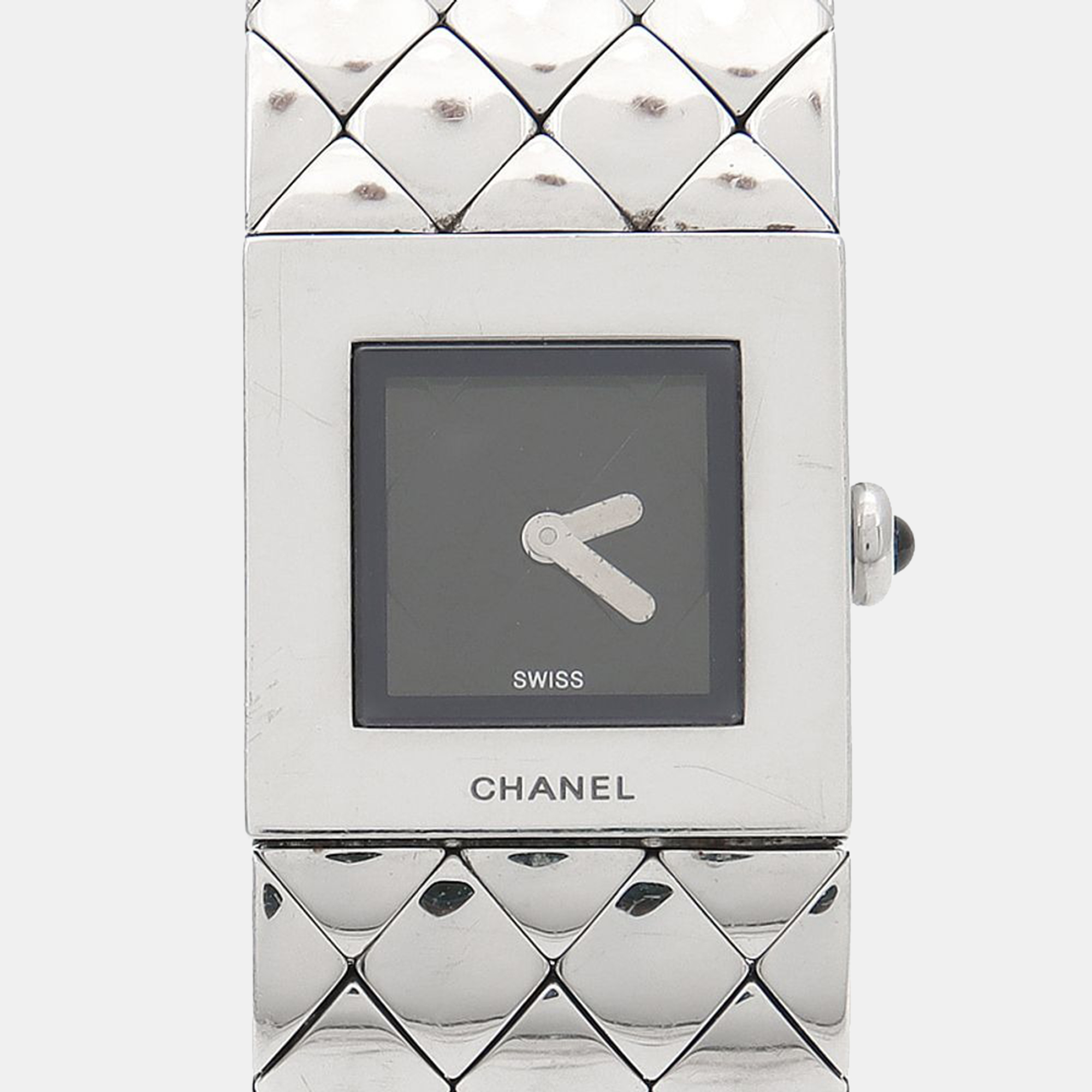 

Chanel Metalasse Quartz Stainless Steel Women's Wristwatch 19 mm, Black