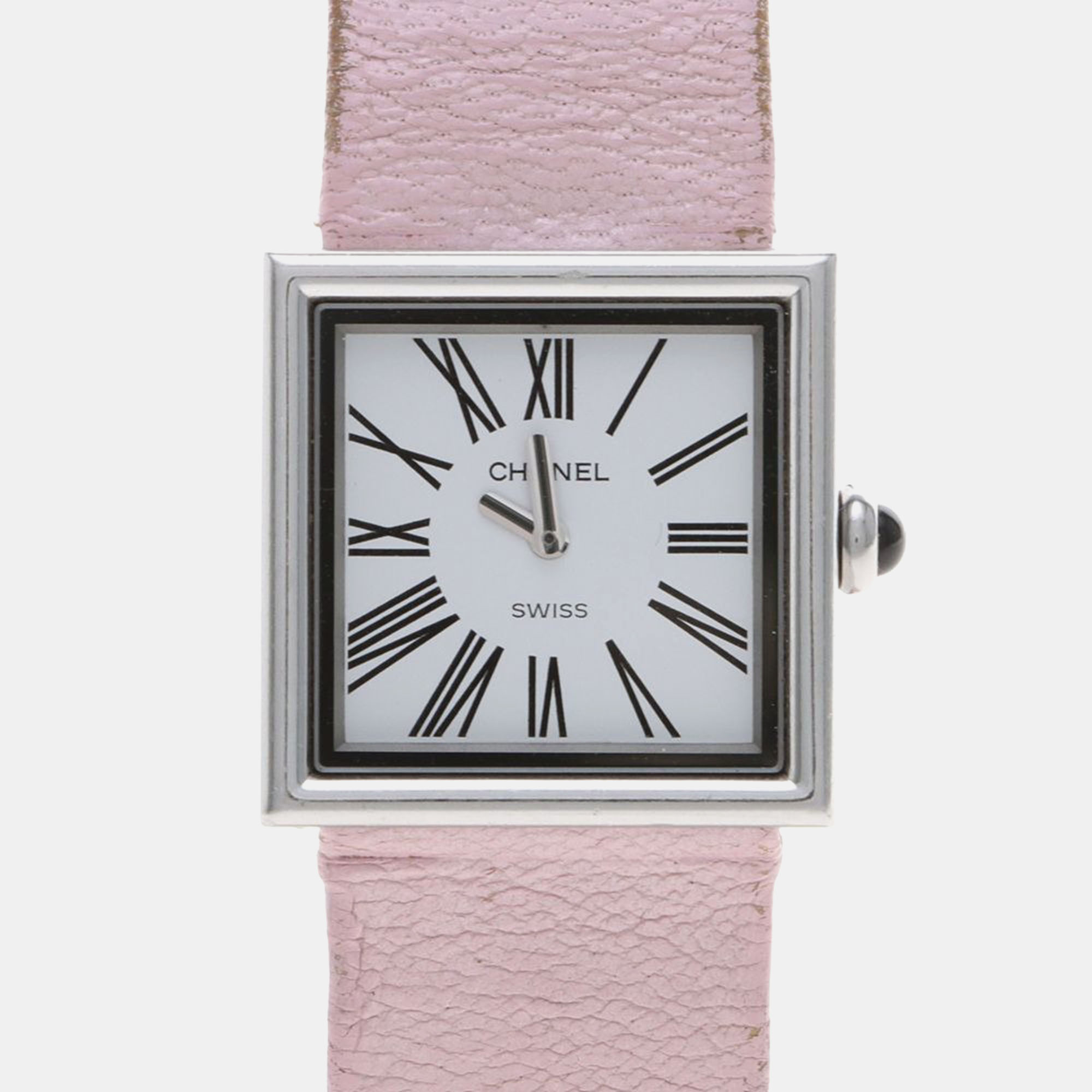 

Chanel Mademoiselle Quartz Stainless Steel Women's Wristwatch 23 mm, White