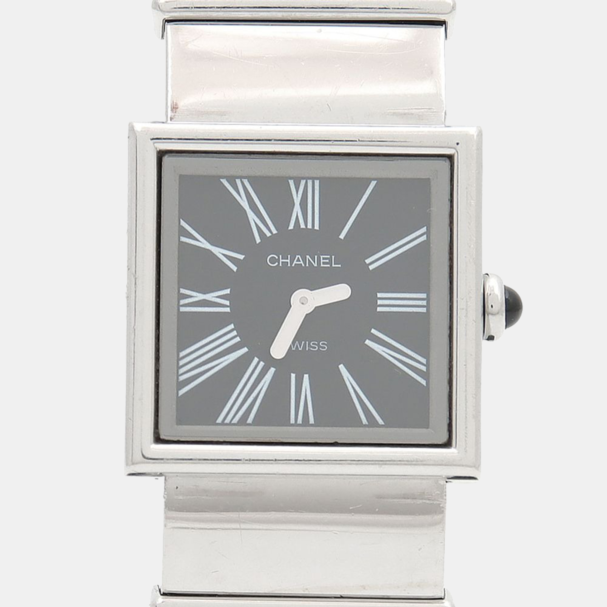 

Chanel Mademoiselle Quartz Stainless Steel Women's Wristwatch 22 mm, Black