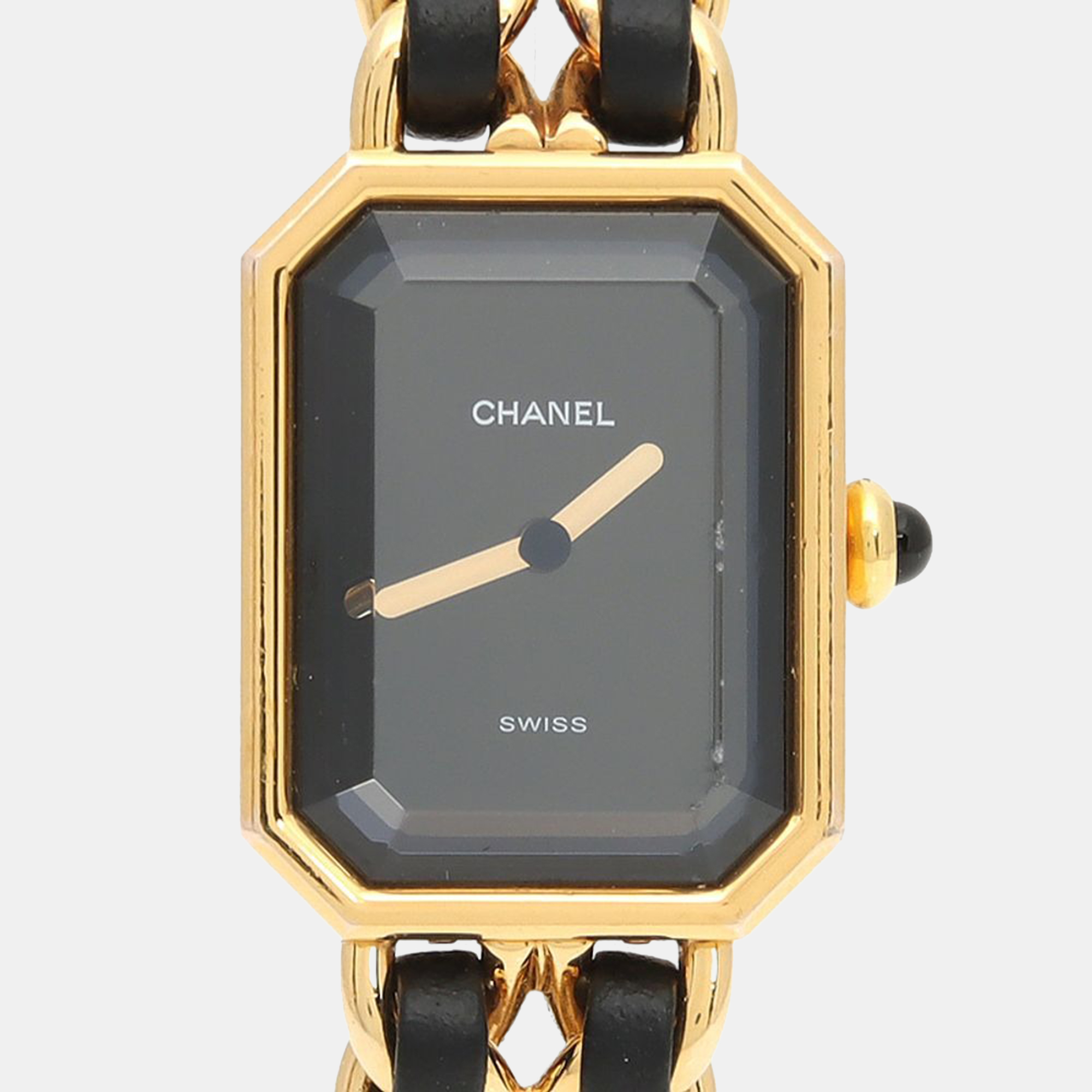 

Chanel Premiere Quartz Stainless Steel Women's Wristwatch 20 x 26 mm, Black