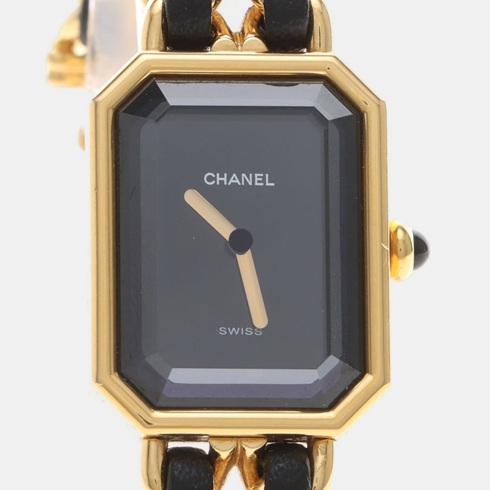 

Chanel Premiere Quartz Gold-Plated Stainless Steel Women's Wristwatch 20*26 mm, Black