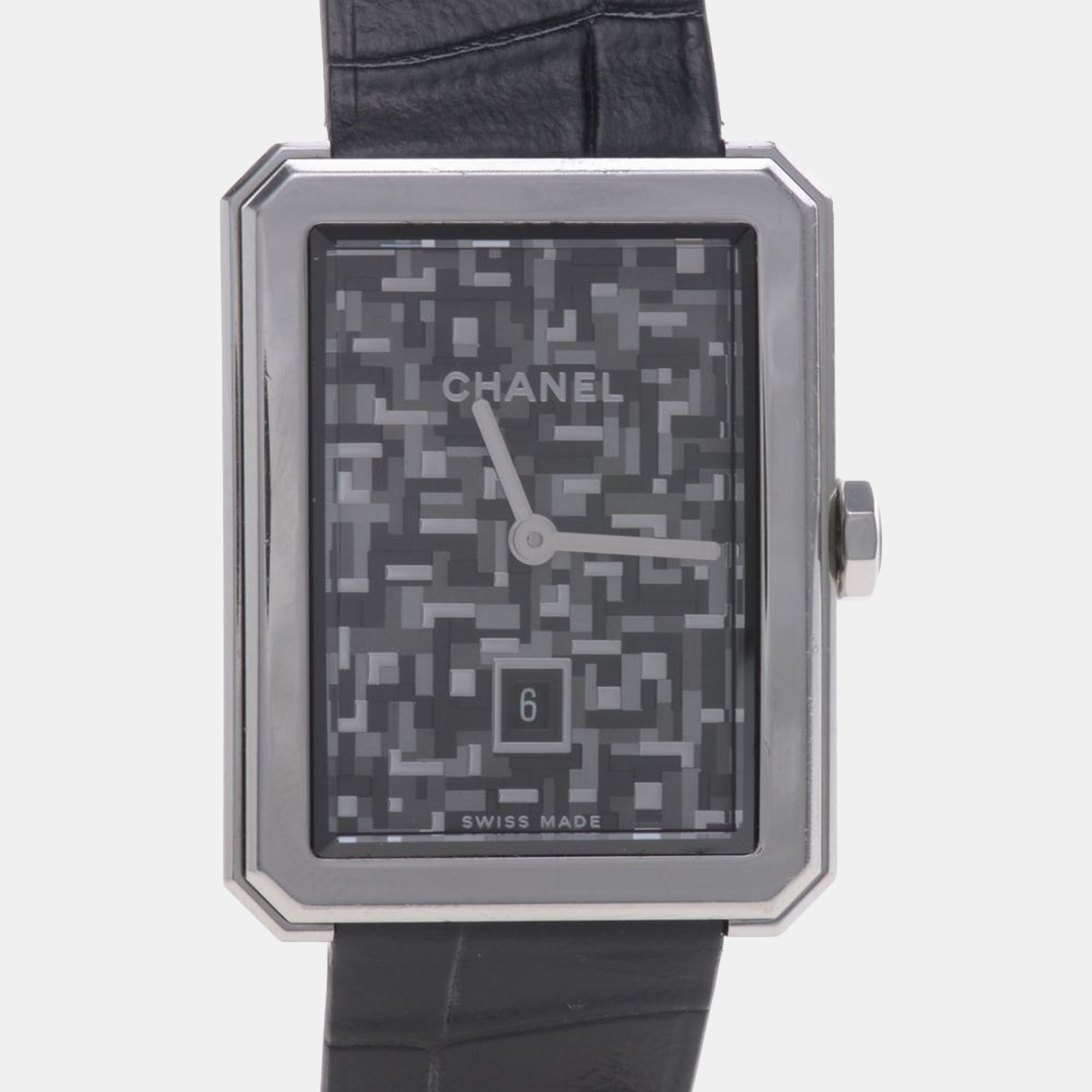 

Chanel Boyfriend Quartz Stainless Steel Women's Wristwatch 27 mm, Grey