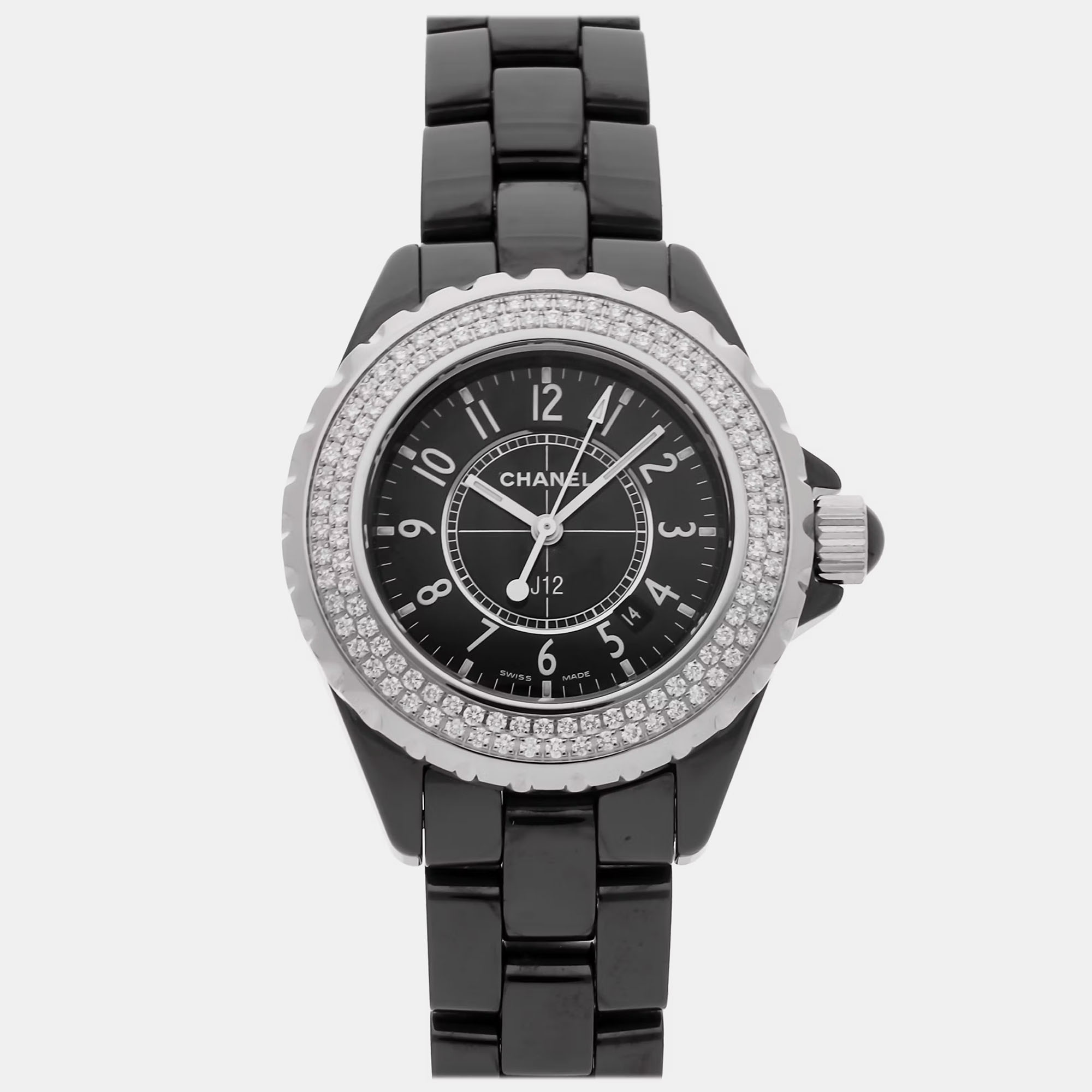 

Pre-Owned Chanel J12 H0949 33 mm, Black