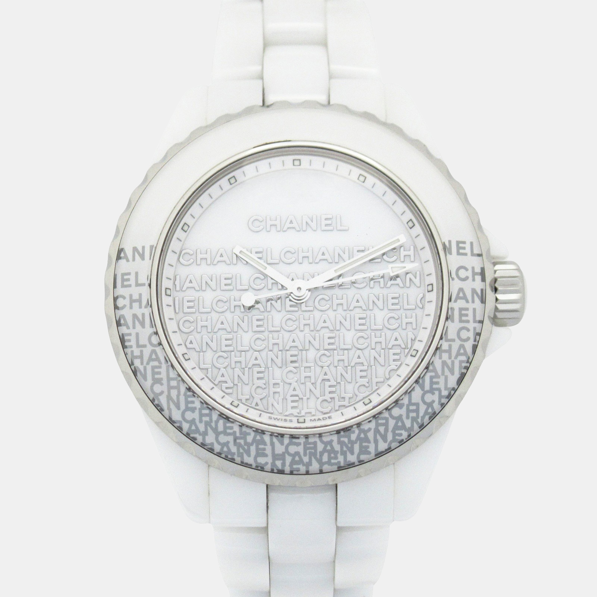 

Chanel J12 H7419 Quartz White Ceramic Women's Wristwatch