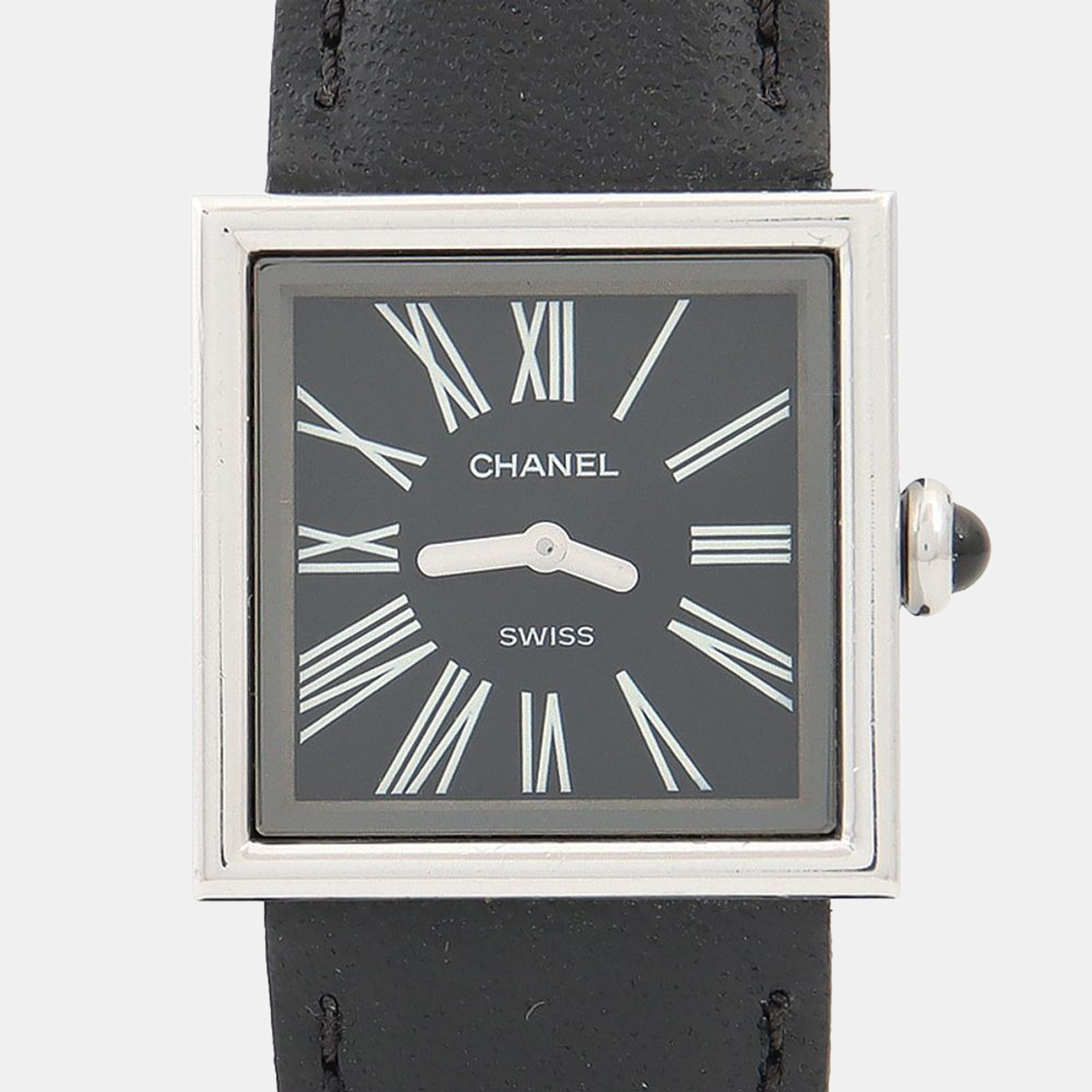 

Chanel Mademoiselle H1666 Quartz Black Stainless Steel Women's Wristwatch