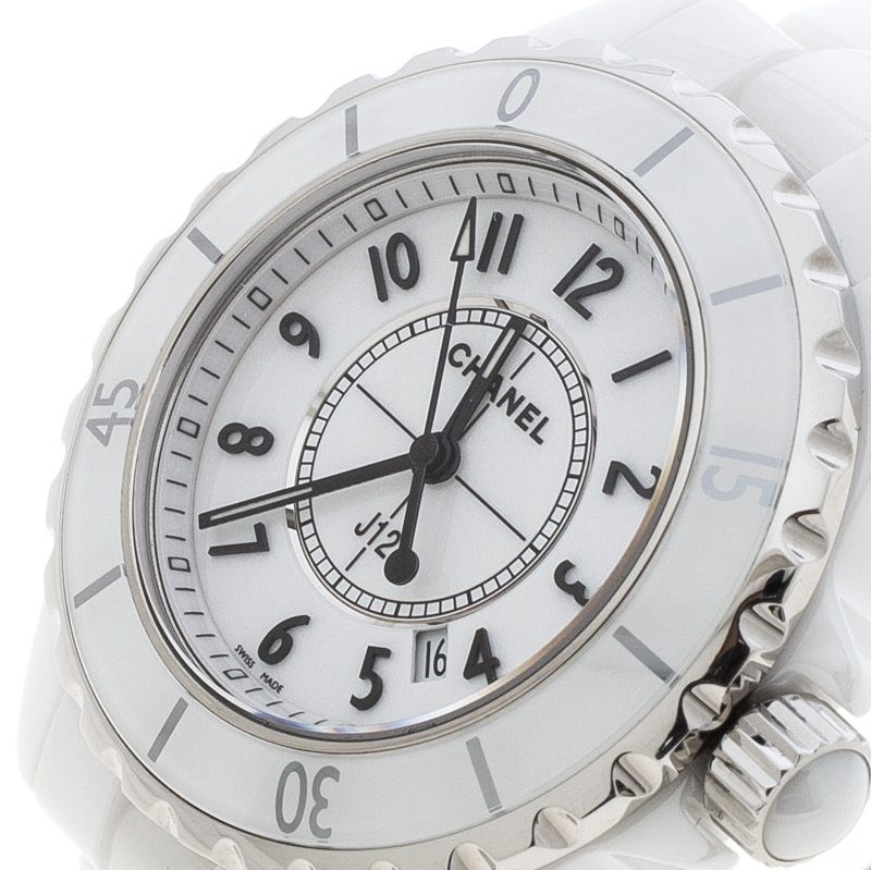 

Chanel White Ceramic J12 Women's Wristwatch