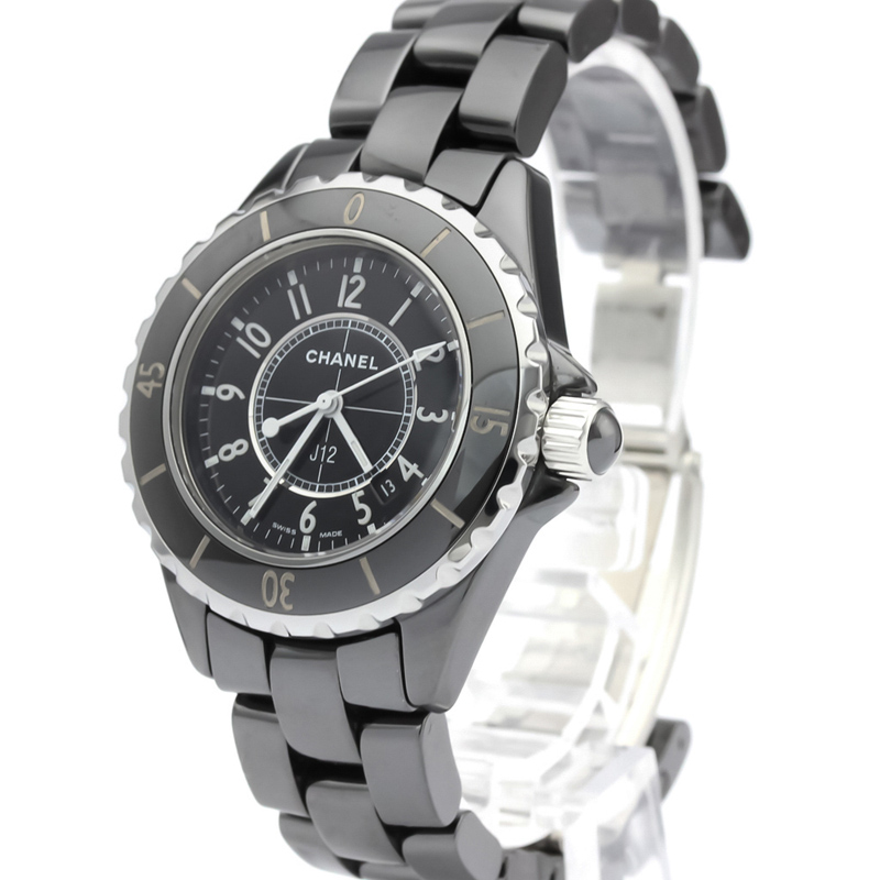 

Chanel Black Ceramic J12 Ceramic H0682 Women's Wristwatch