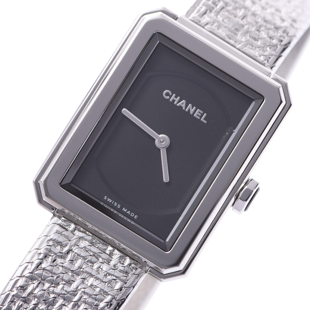 

Chanel Black Stainless Steel Boyfriend H4876 Women's Wristwatch