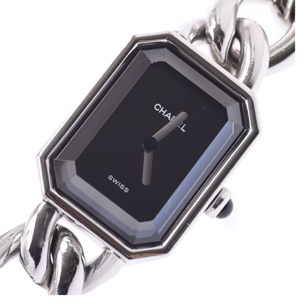 

Chanel Black Stainless Steel Premiere Quartz Women's Wristwatch 20 MM