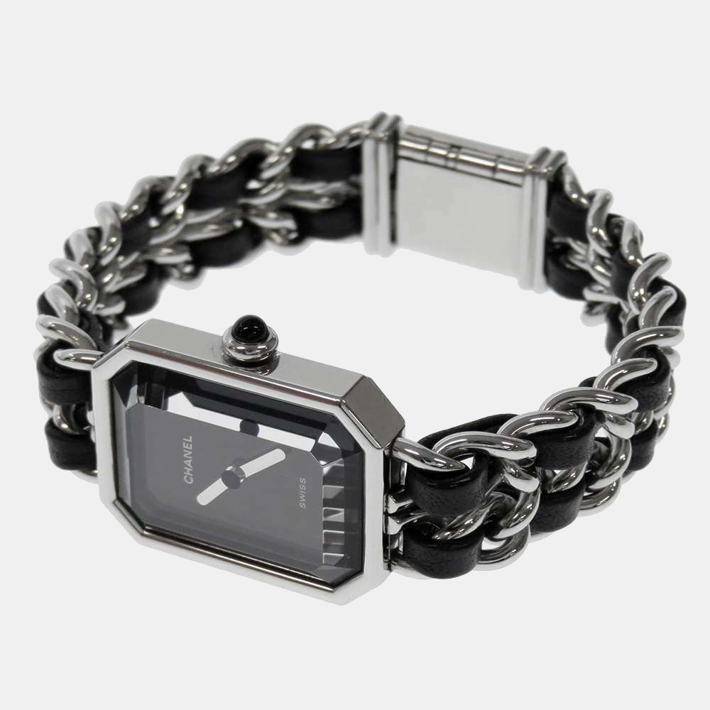 

Chanel Black Stainless Steel Premiere  H0451 Women's Wristwatch 20 x 26 MM