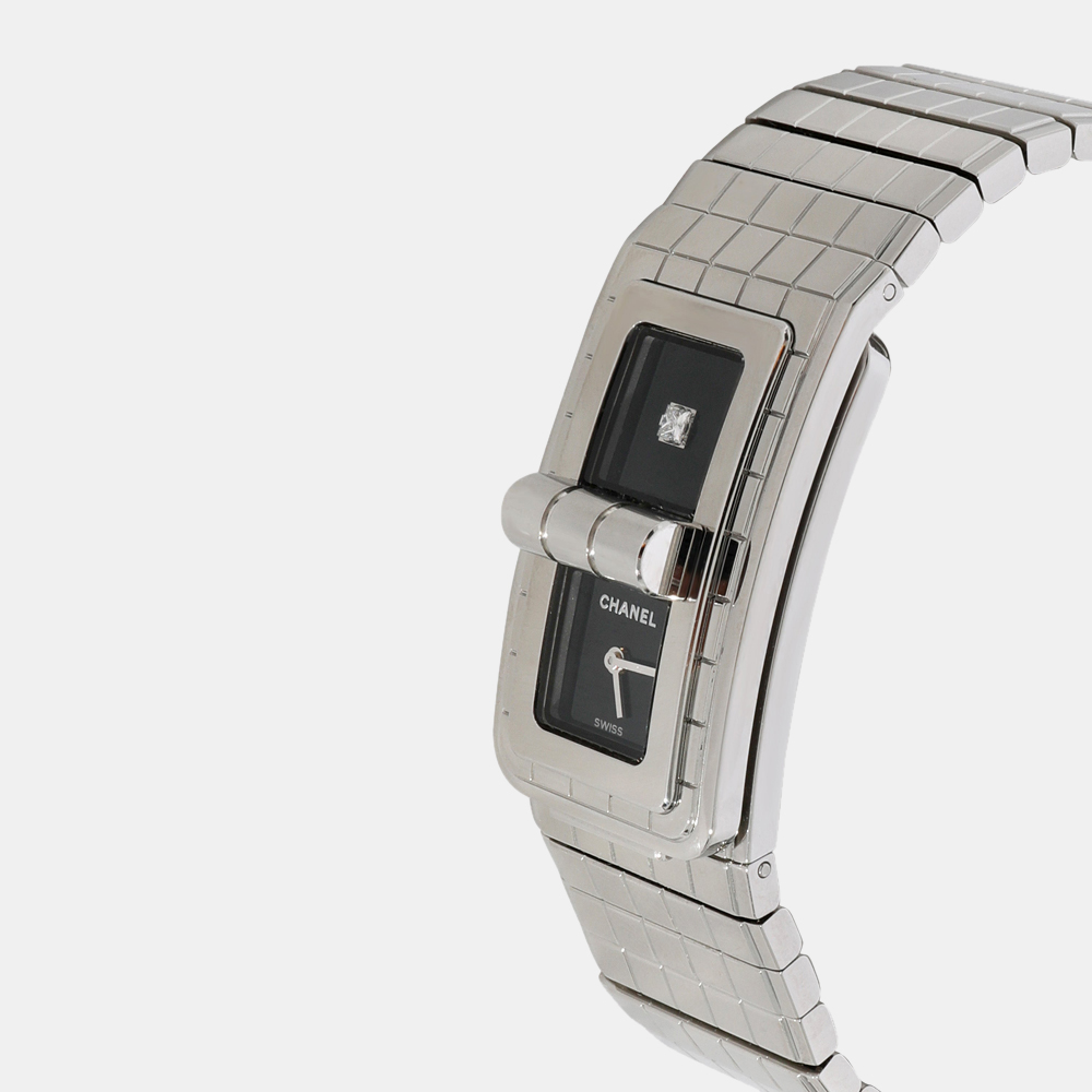 

Chanel Black Stainless Steel Code Coco H5144 Quartz Women's Wristwatch 21.5 mm
