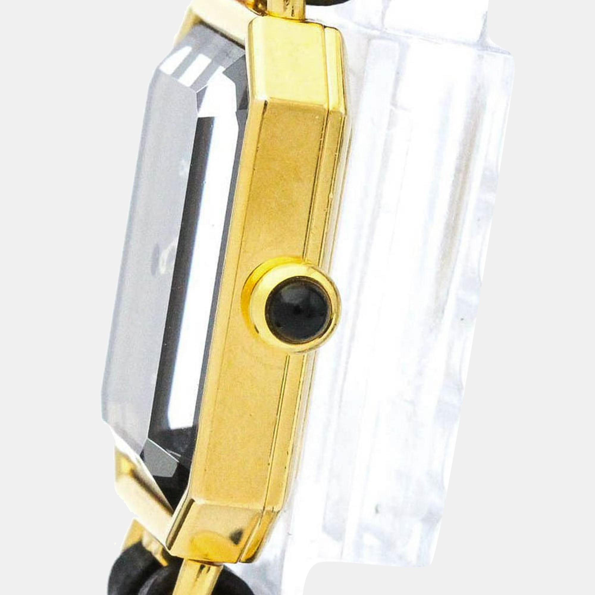 

Chanel Black Yellow Gold Plated Stainless Steel Premiere H0001 Women's Wristwatch 20 mm