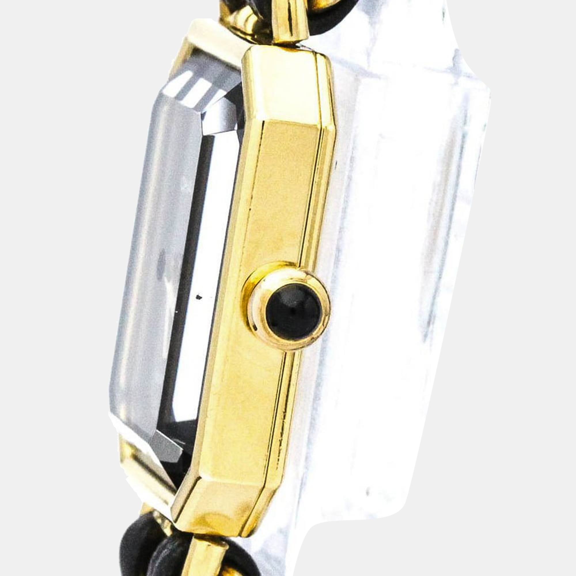 

Chanel Black Yellow Gold Plated Stainless Steel Premiere H0001 Women's Wristwatch 20 mm