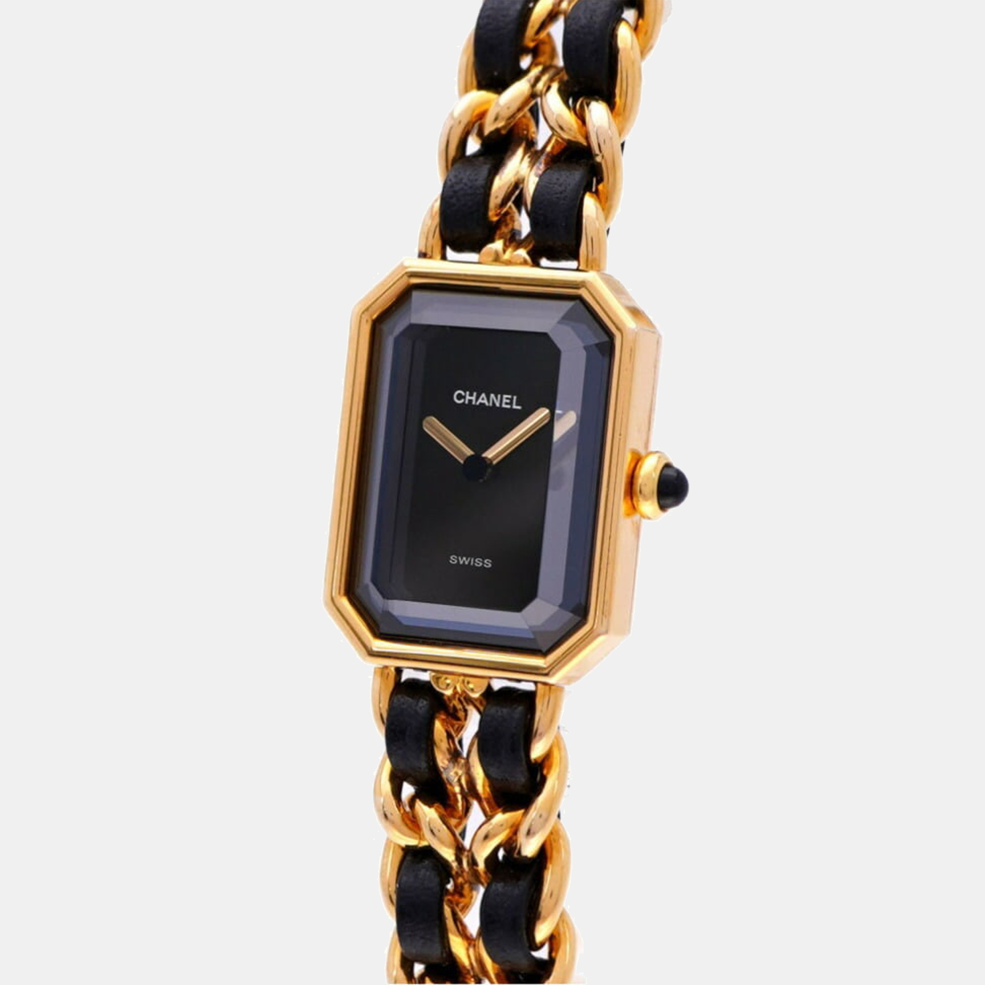 

Chanel Black 18K Yellow Gold Premiere H0001 Quartz Women's Wristwatch