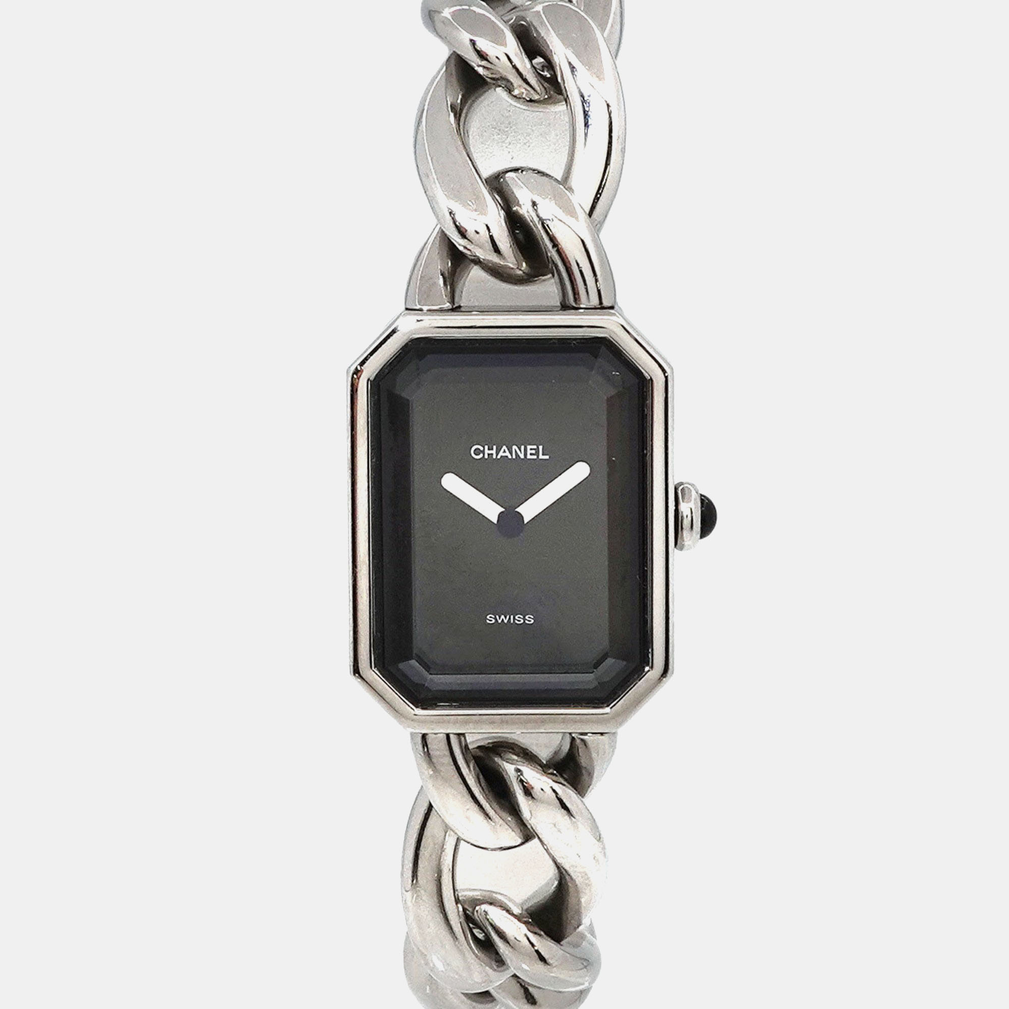 

Chanel Black Stainless Steel Premiere H0452 Quartz Women's Wristwatch 20 mm