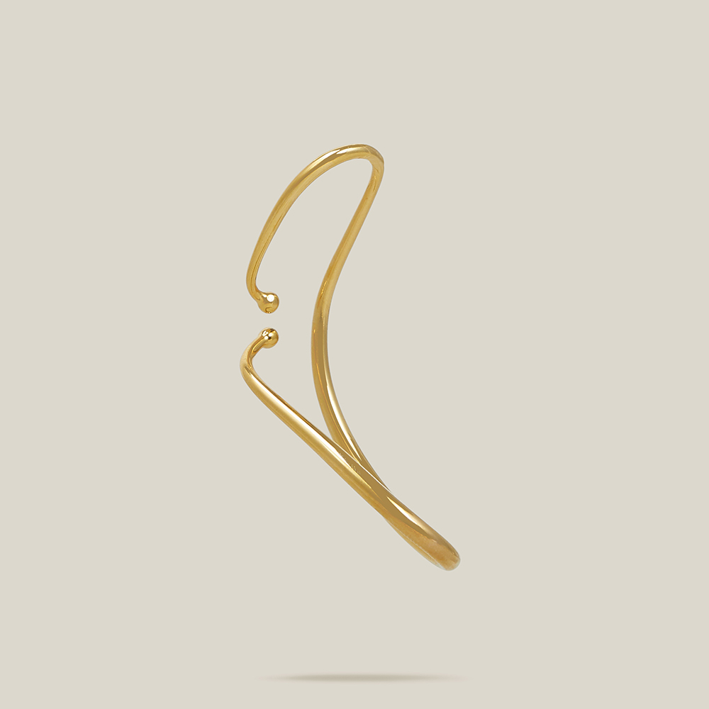 

CHARLOTTE CHESNAIS Gold Single Mirage Earring