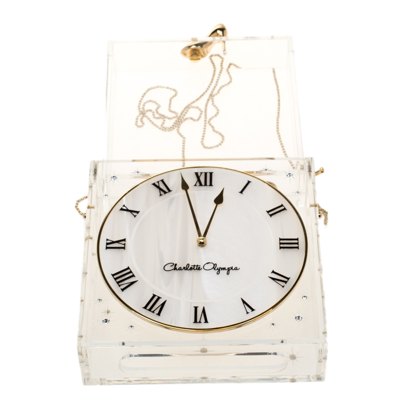 Charlotte olympia discount clock clutch