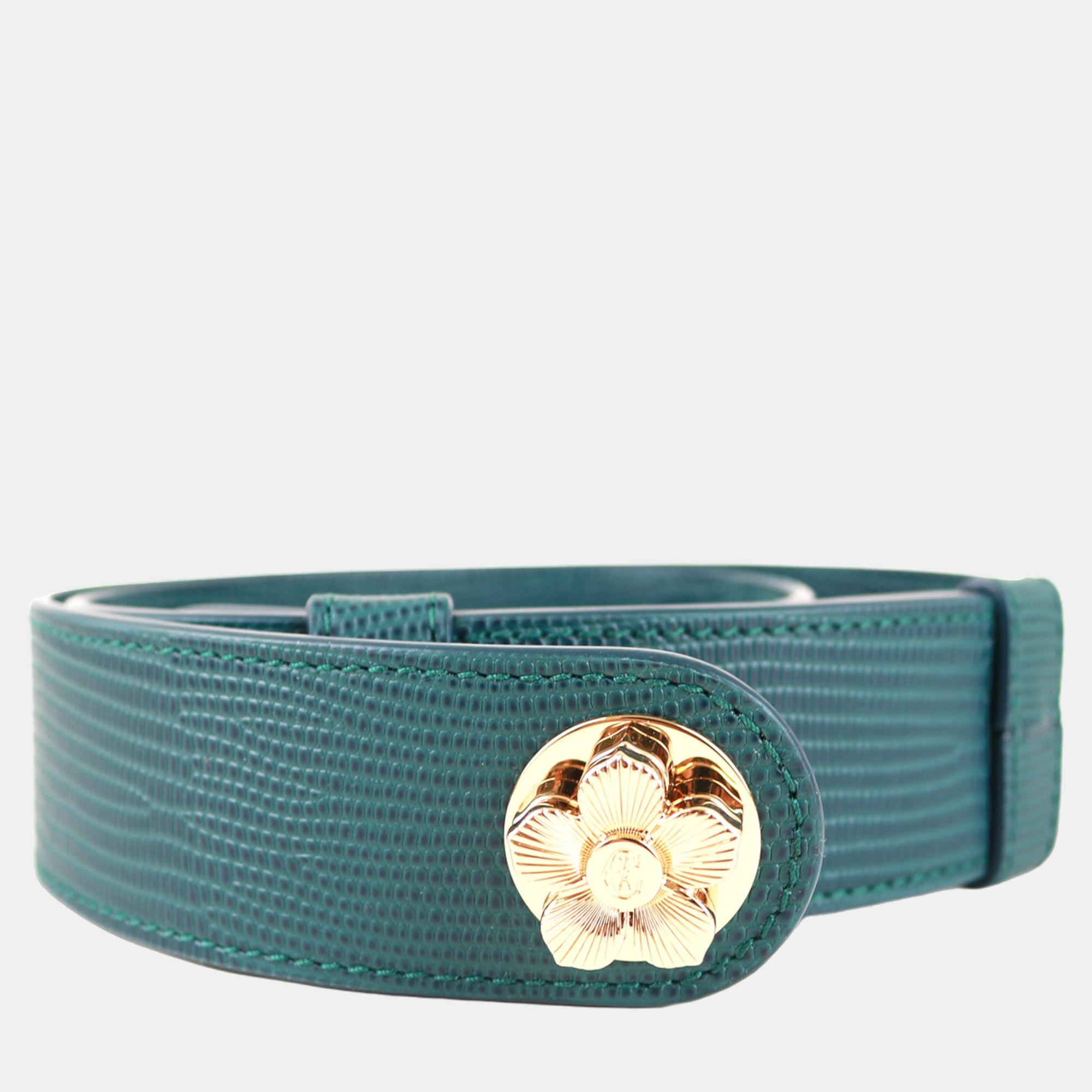 Pre-owned Charriol Leather W-belts In Blue