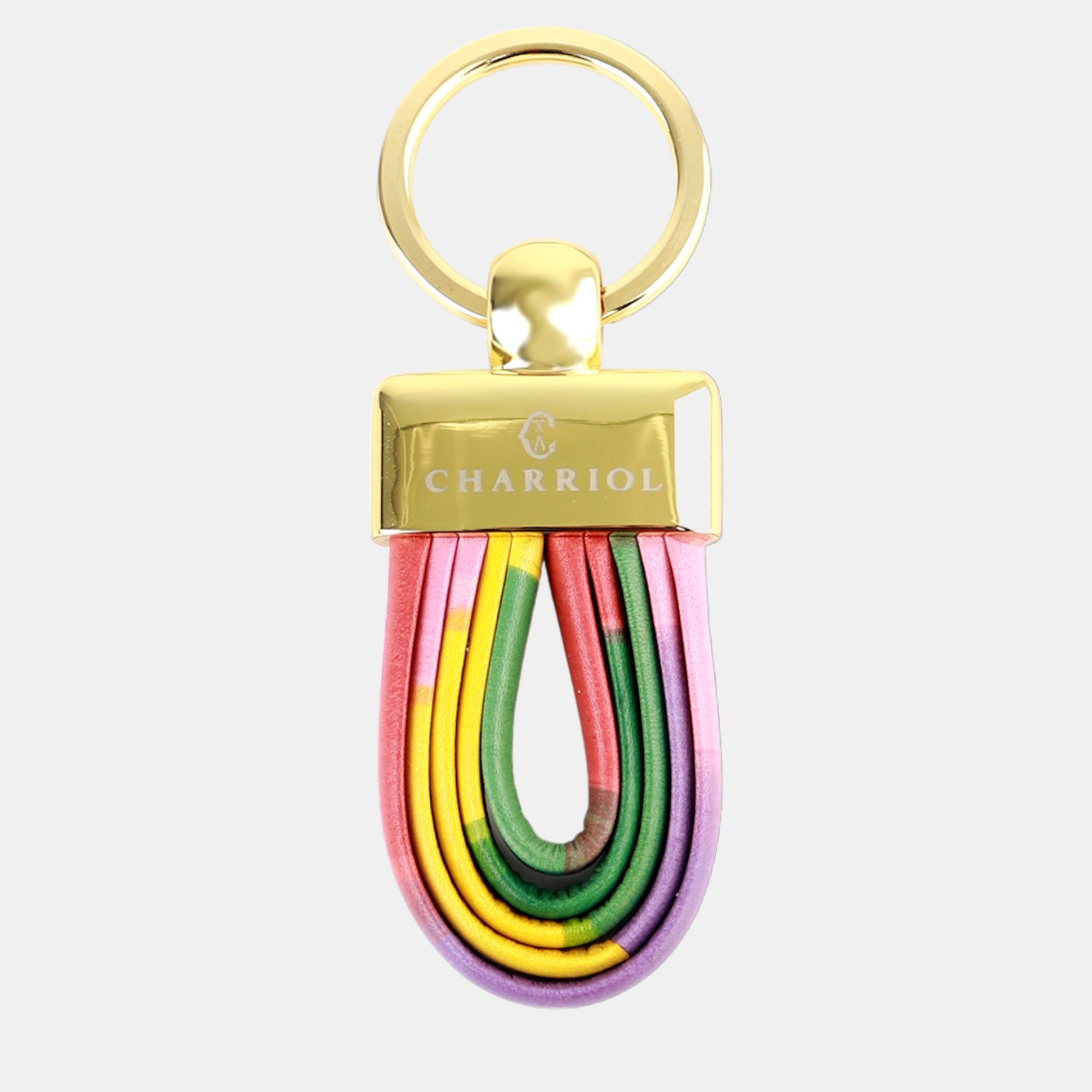 Pre-owned Charriol Multicolored Leather Key Chain