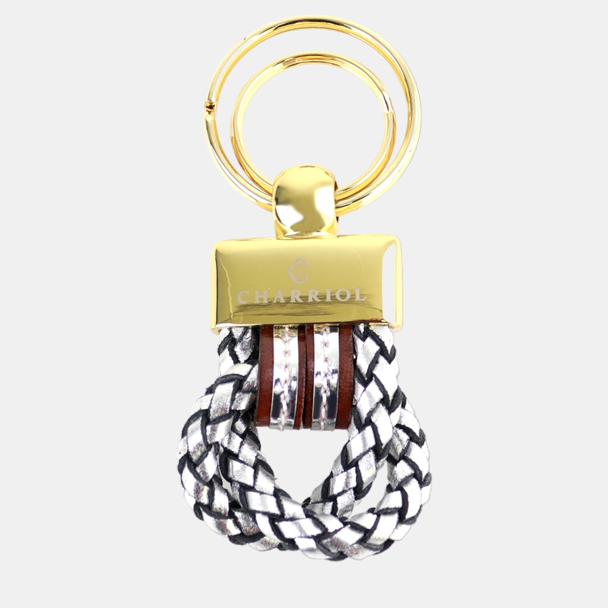 Pre-owned Charriol Leather Key Chain