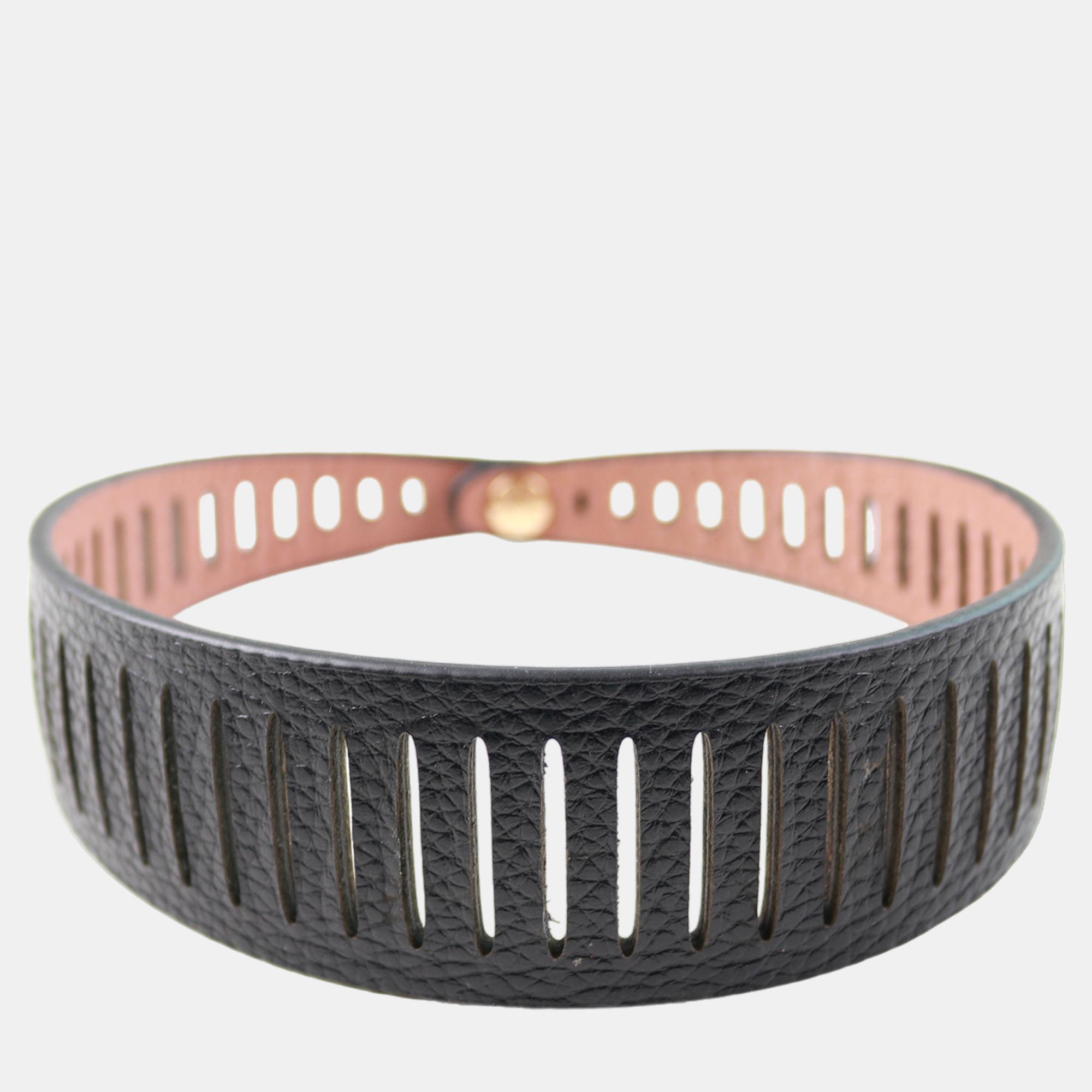 

Charriol Leather Charriol Bracelet, Black