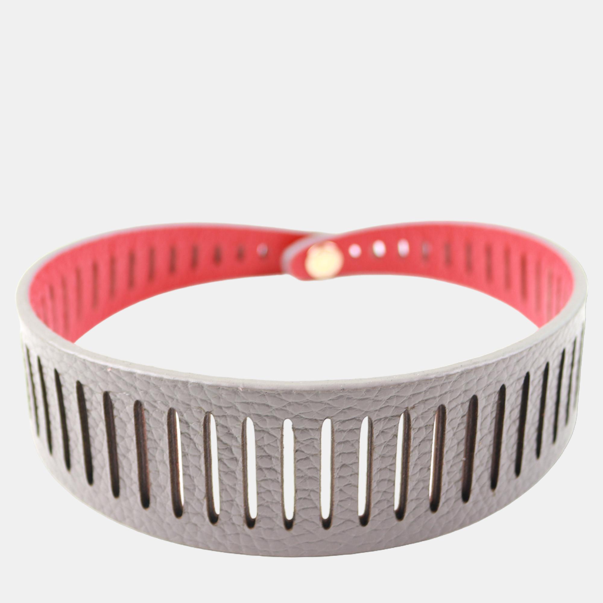 

Charriol Leather Charriol Bracelet, Grey