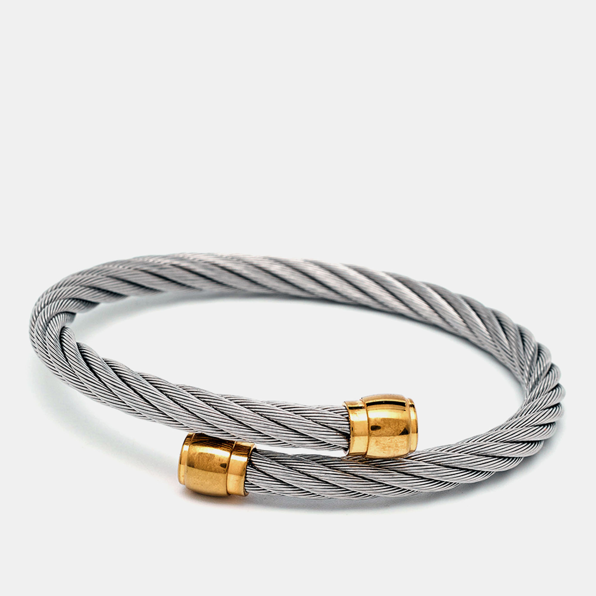 

Charriol Celtic Cable Gold Tone Stainless Steel Bracelet