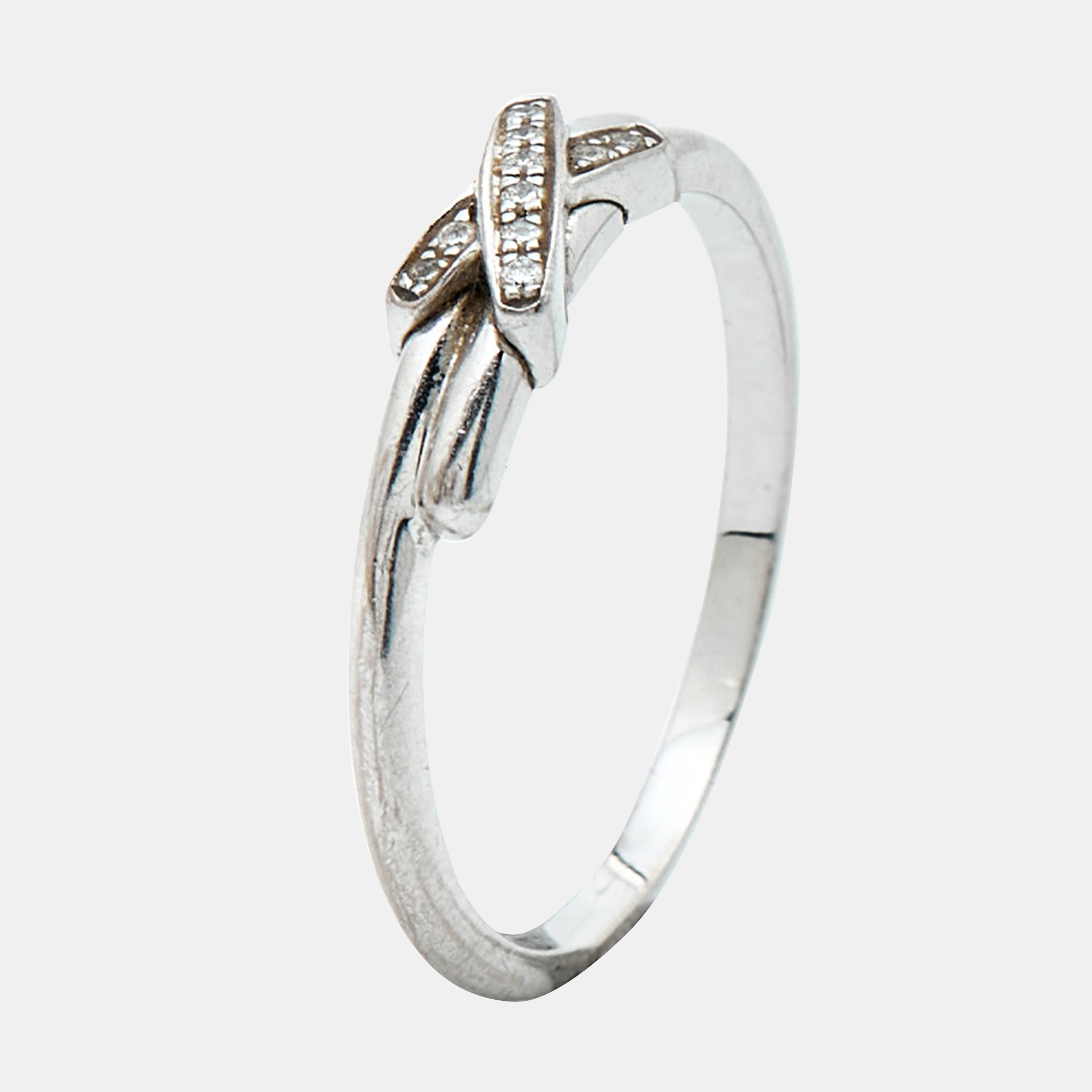 

Chaumet Jeux de Liens Diamonds 18k White Gold Ring Size