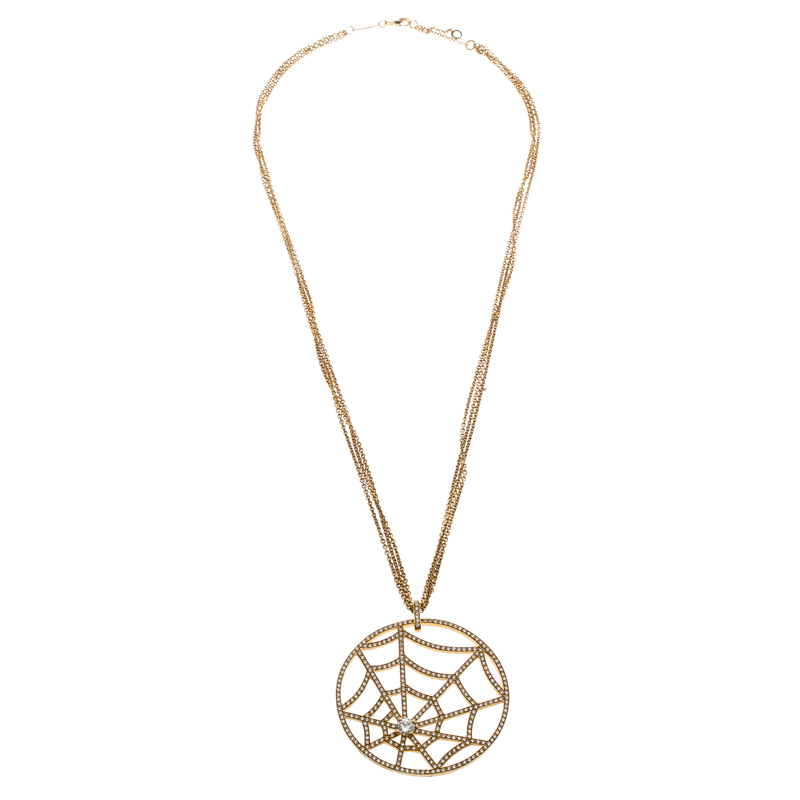 

Chaumet Catch Me If You Love Me Spider Diamond Yellow Gold Necklace