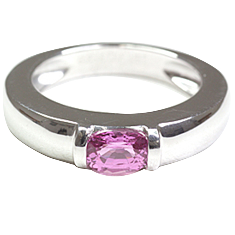 

Chaumet Pink Sapphire 18K White Gold Ring Size