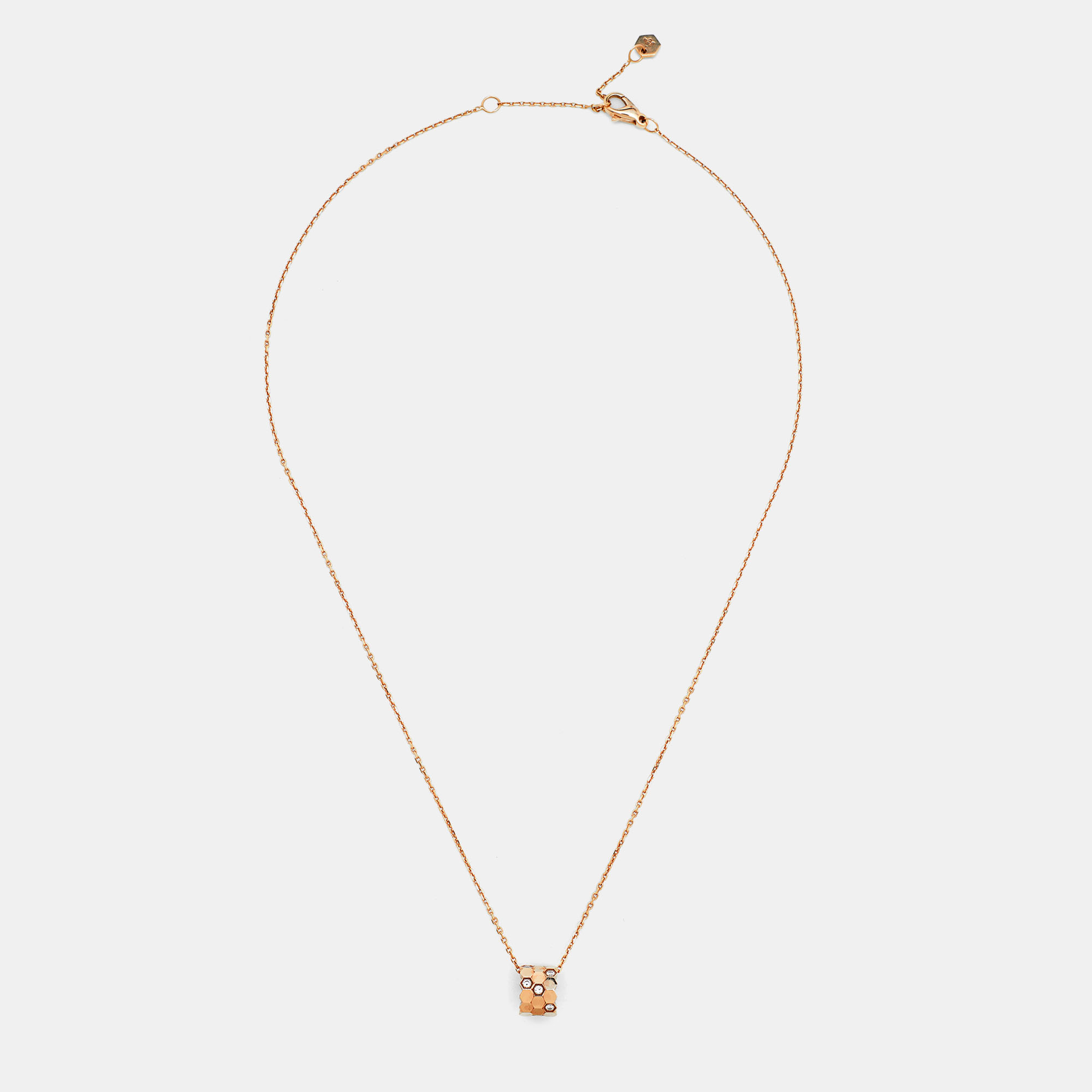 

Chaumet Bee My Love Diamond 18K Rose Gold Small Model Pendant Necklace