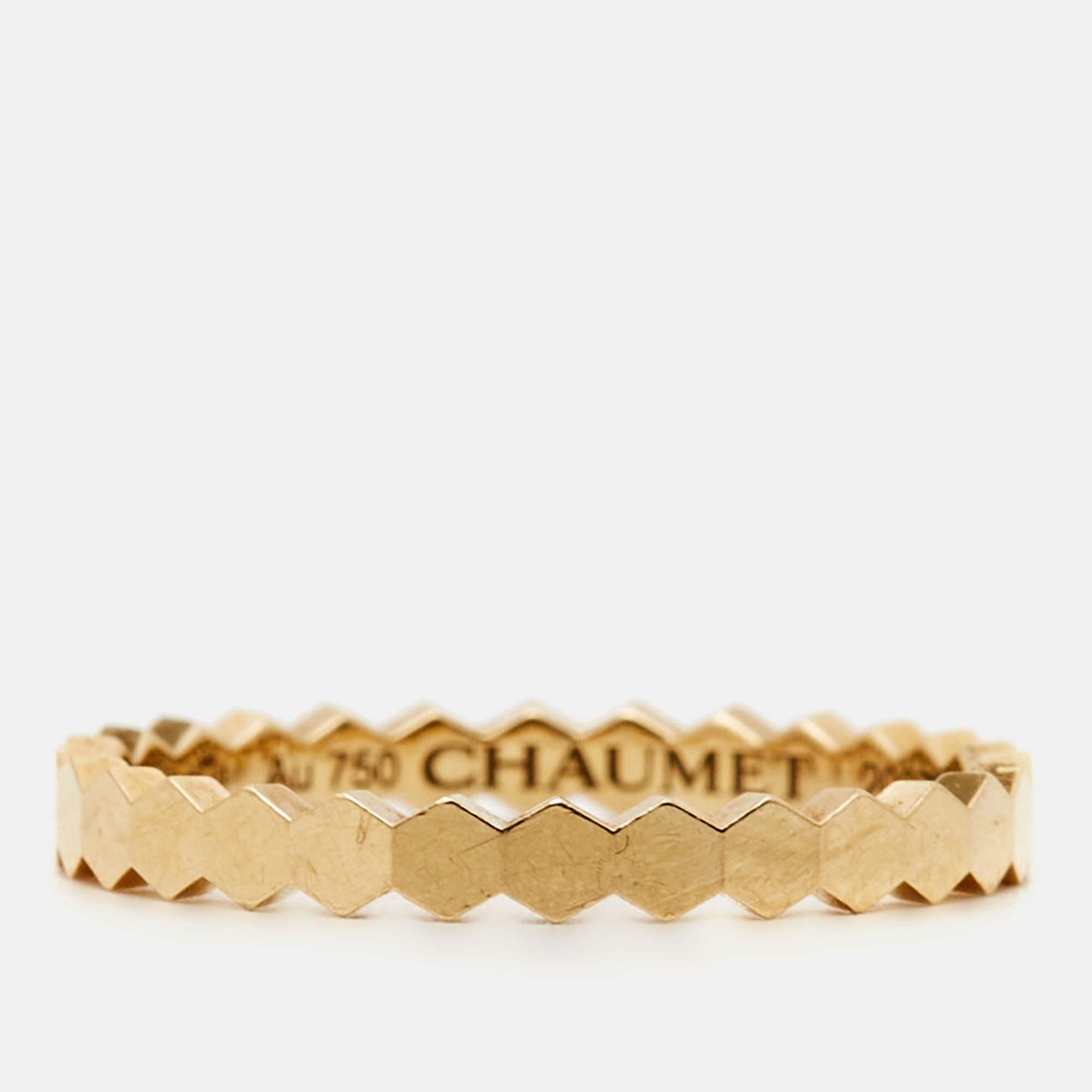 

Chaumet Bee My Love 18k Yellow Gold Band Ring Size