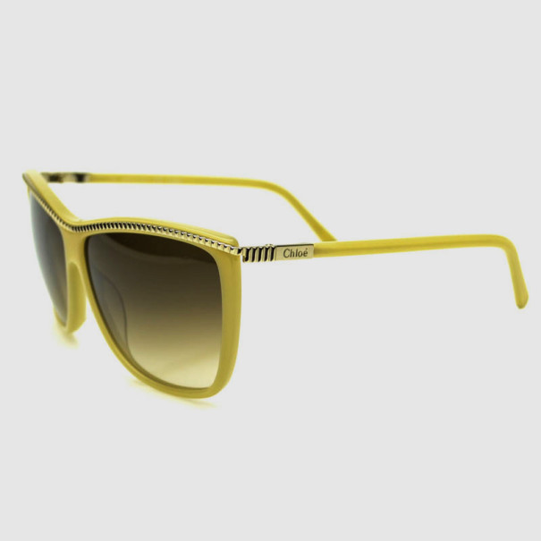 مملوكة مسبقًا Chloé Horn CE606S Womens Sunglasses