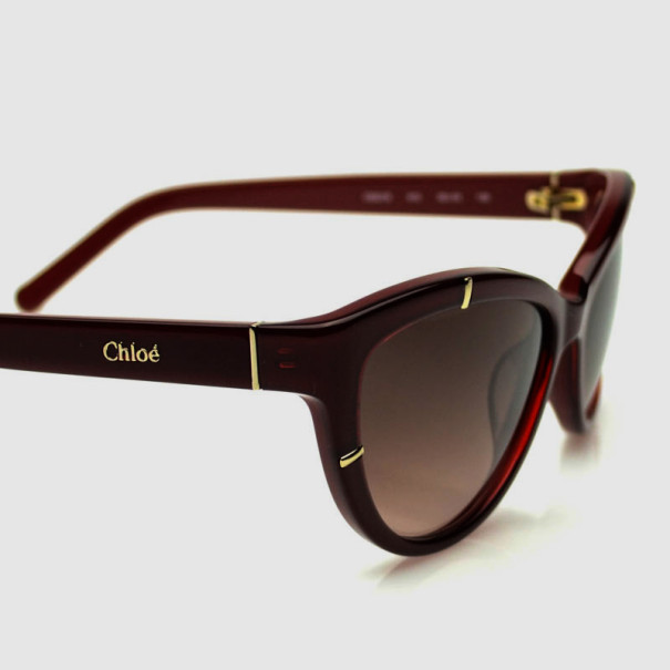 Pre Owned Chloe Red CE621S Womens Sunglasses