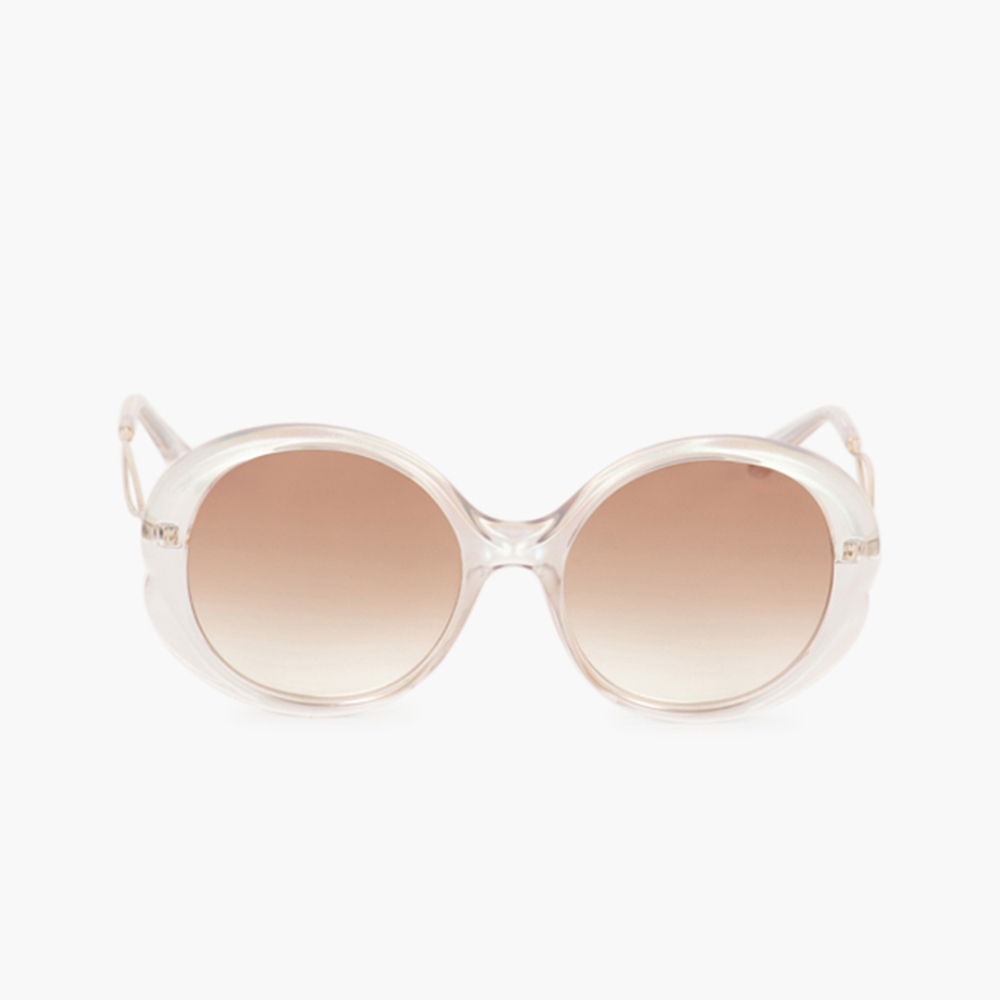 

Chloe White Oversized Round Sunglasses