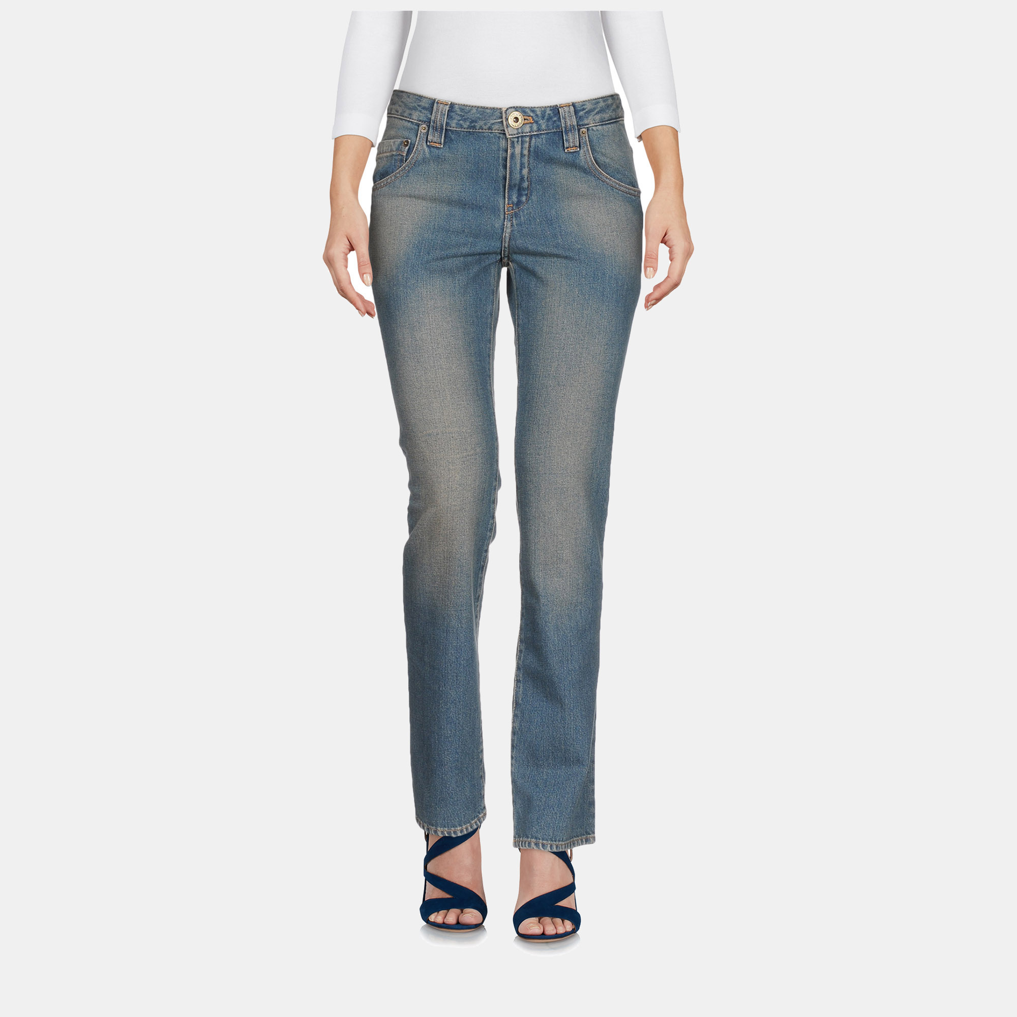 Pre-owned Chloé Blue Denim Jeans Size 40