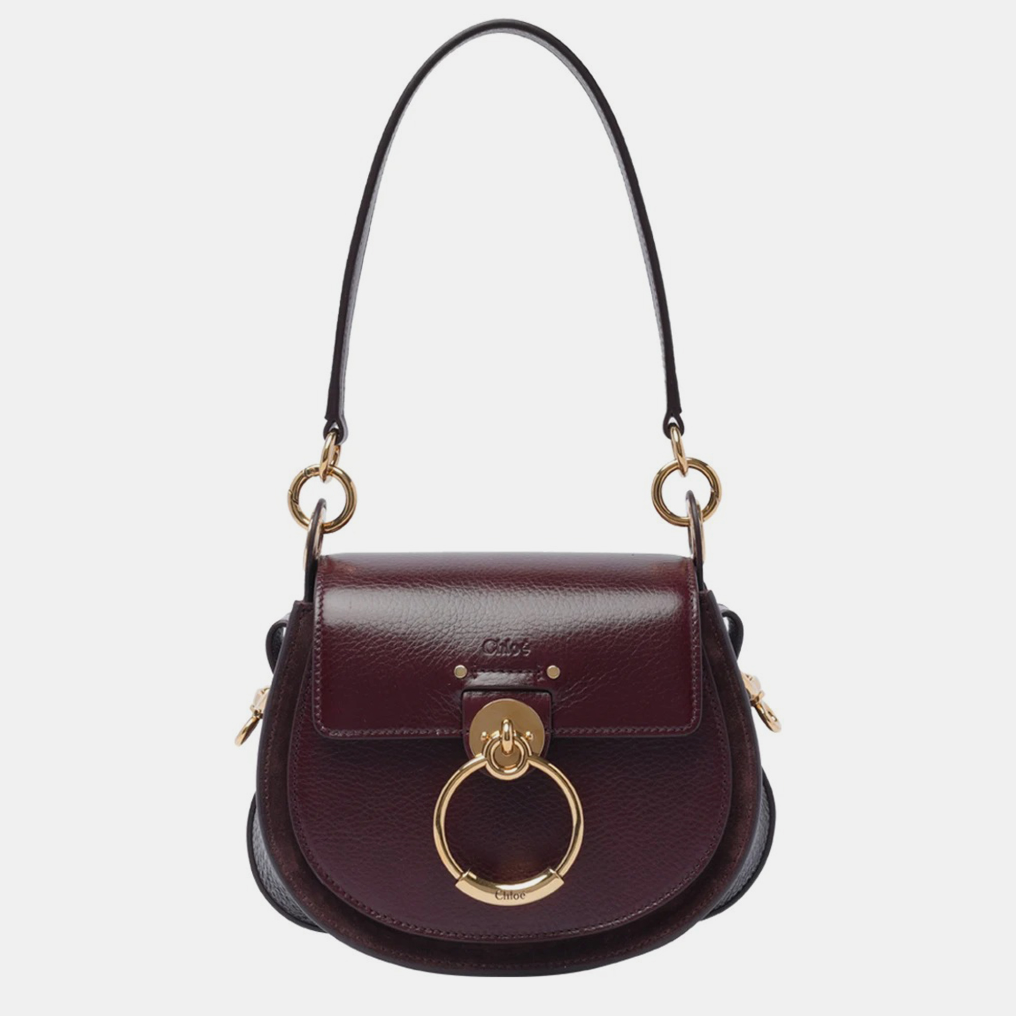 

Chloe Purple Leather Small Tess Crossbody Bag