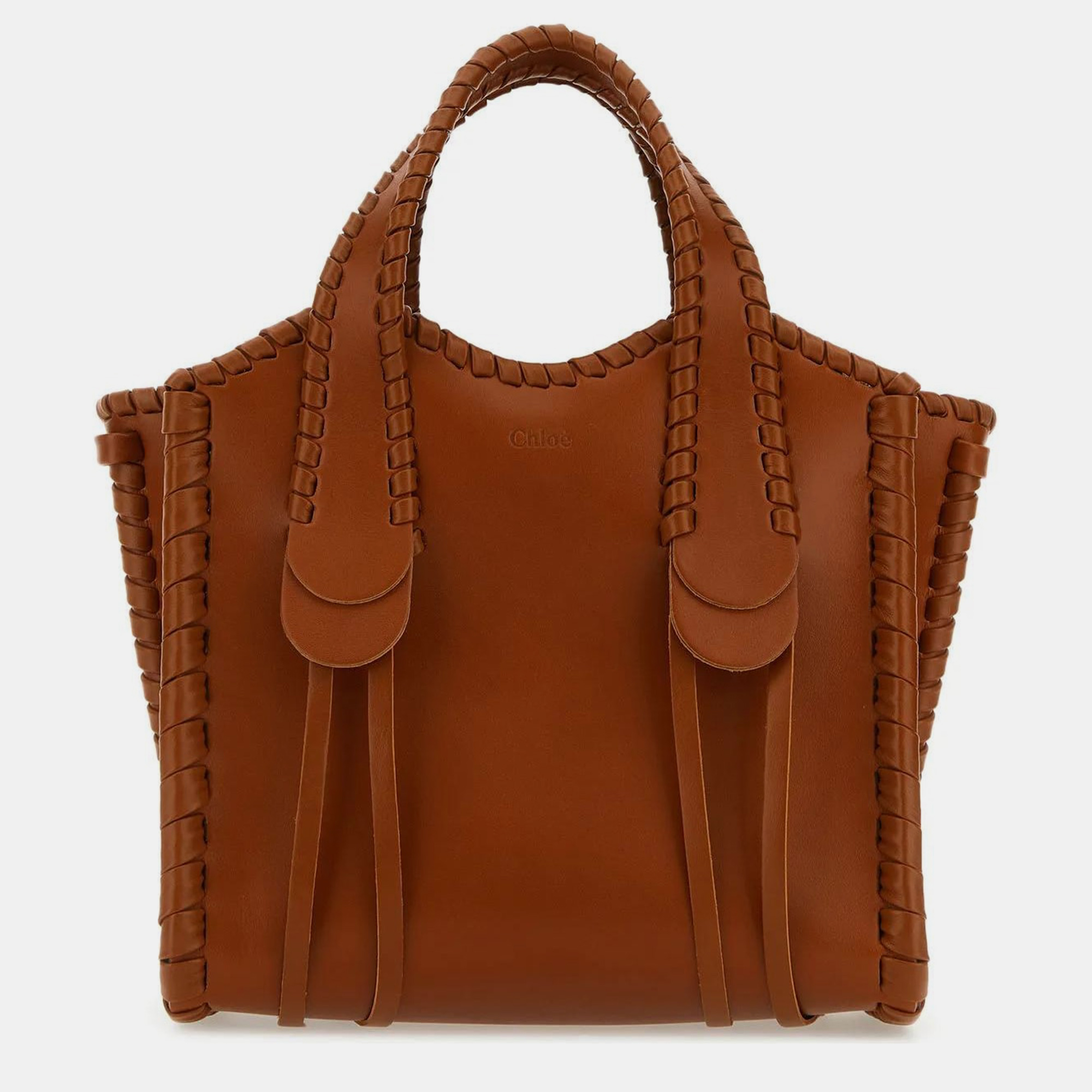 

Chloe Marrone Leather Caramel Small Mony Handbag, Brown