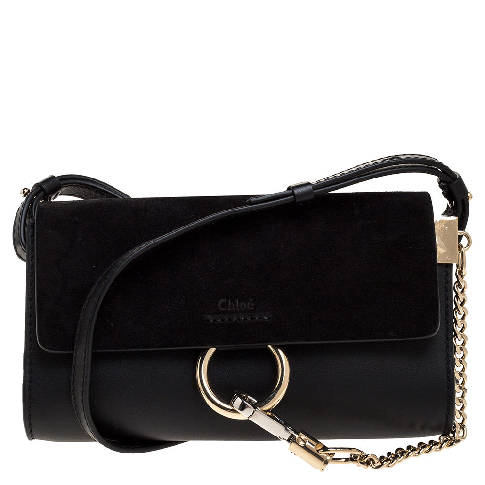 chloe mini faye black