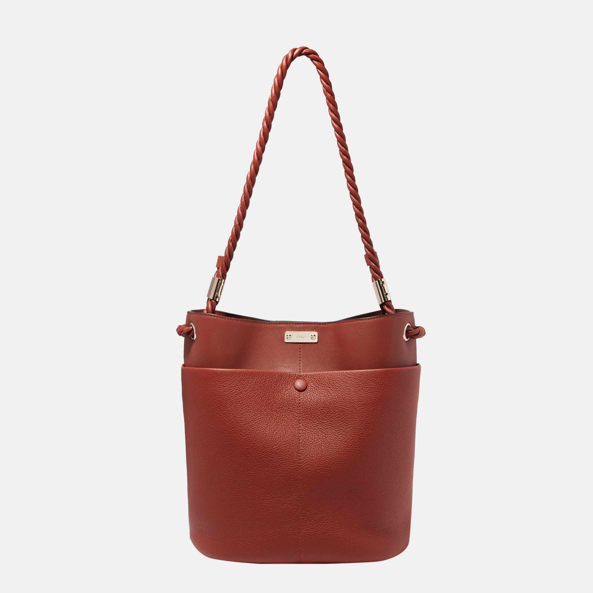 Pre-owned Chloé Brown - Leather - Medium Bucket Shoulder Bag