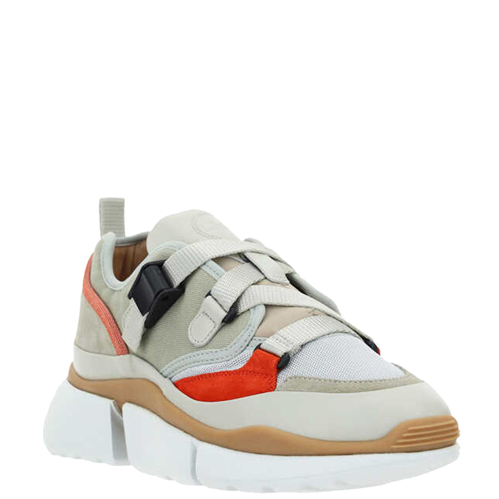 

Chloe Light Eucalyptus Sonnie Sneakers Size IT, Multicolor