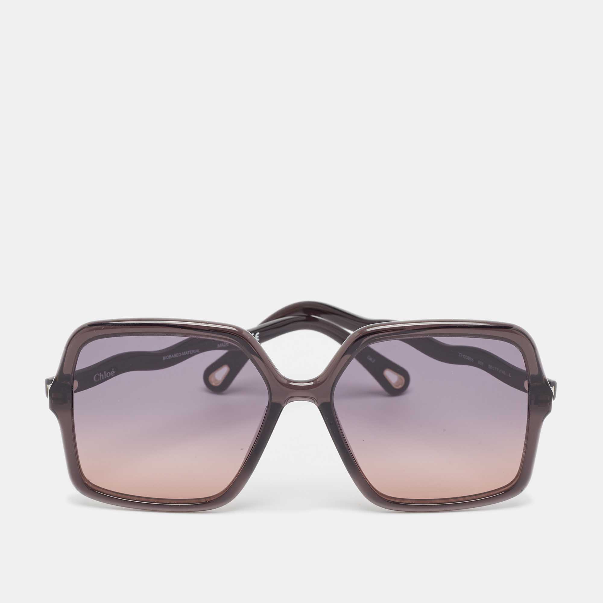 

Chloé Grey/Pink Gradient CH0086S Frame Oversized Sunglasses