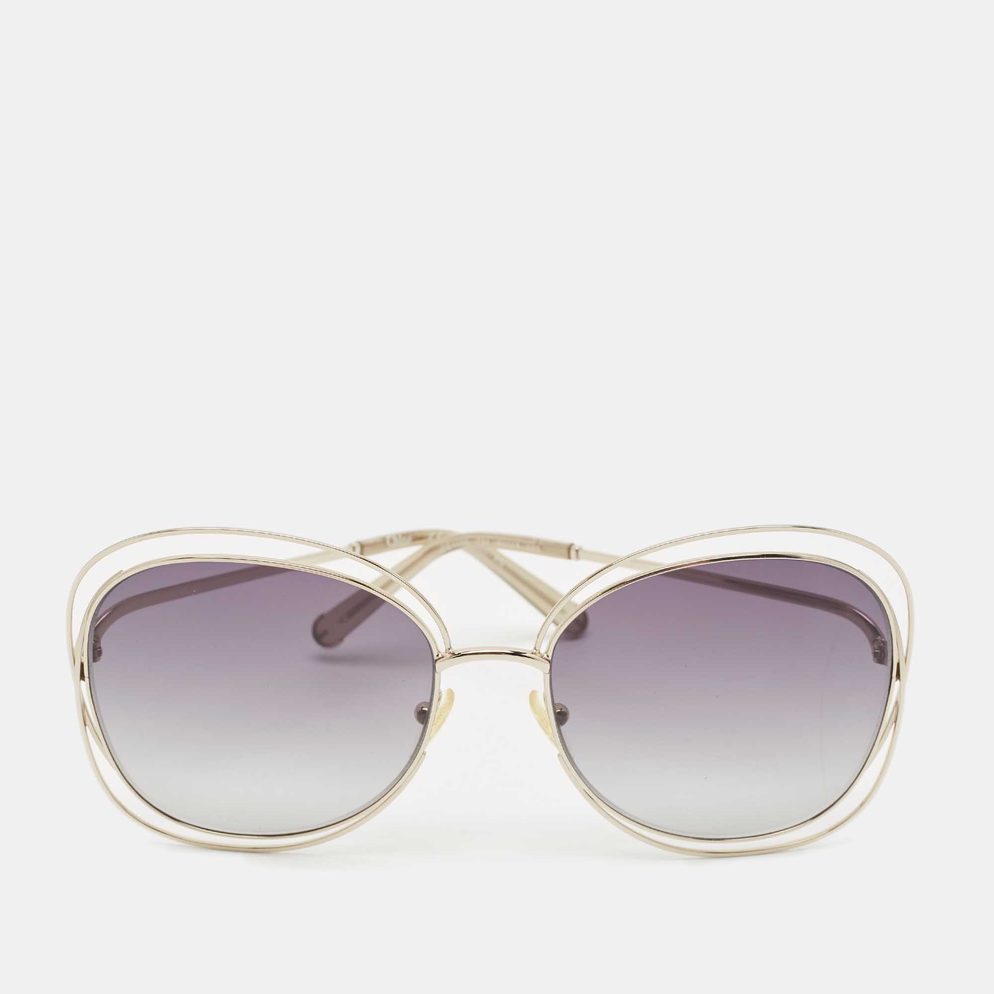 

Chloe Grey/Gold Gradient CE119S Frame Oversized Sunglasses