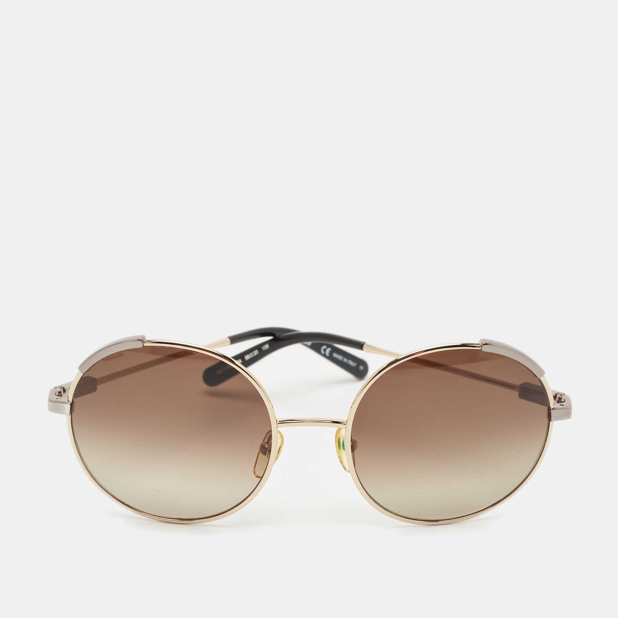 

Chloé Brown Gradient CE117S Round Sunglasses